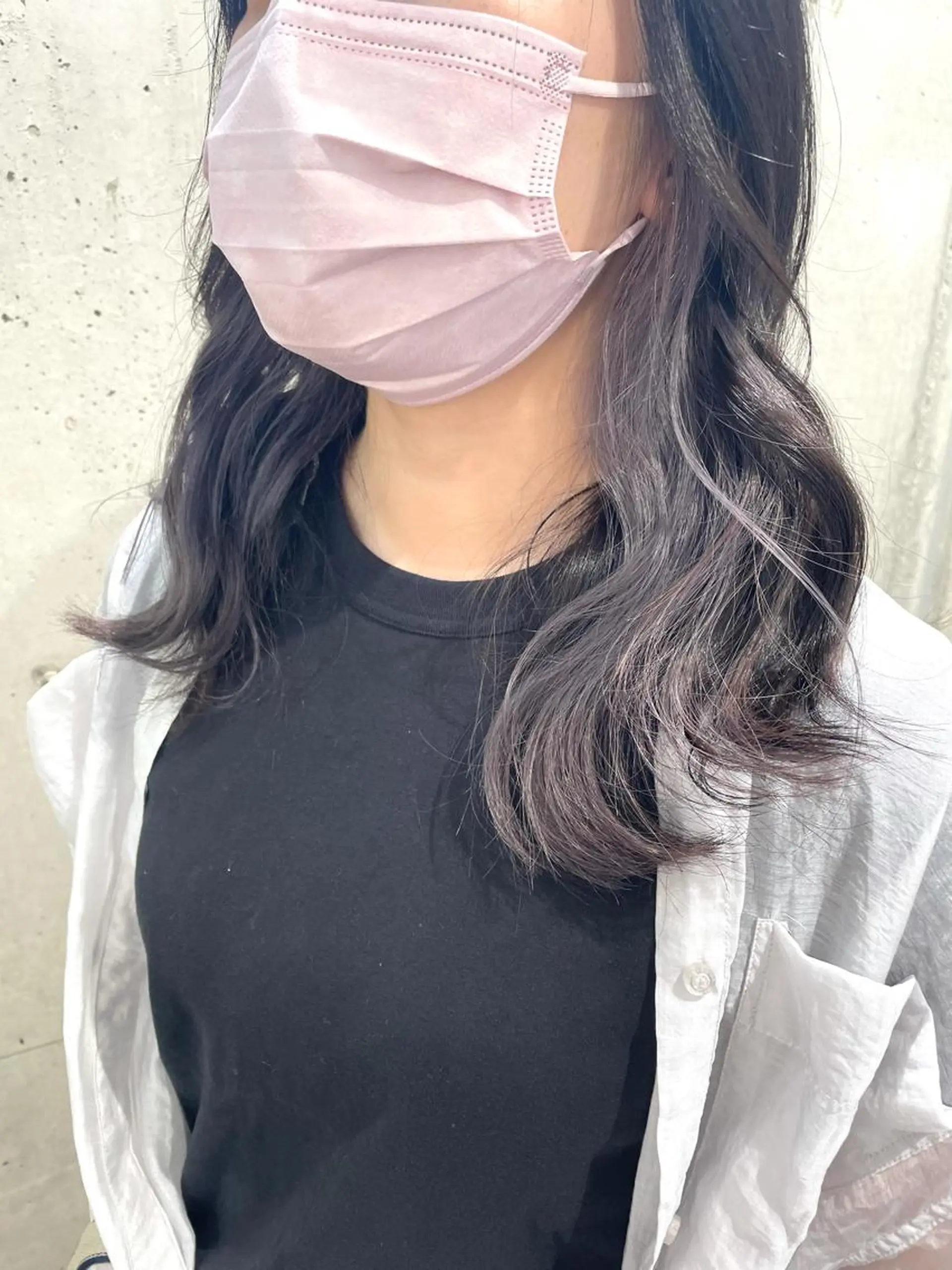 セミロング カラー ヘアカラー 山本 愛永のヘアスタイル