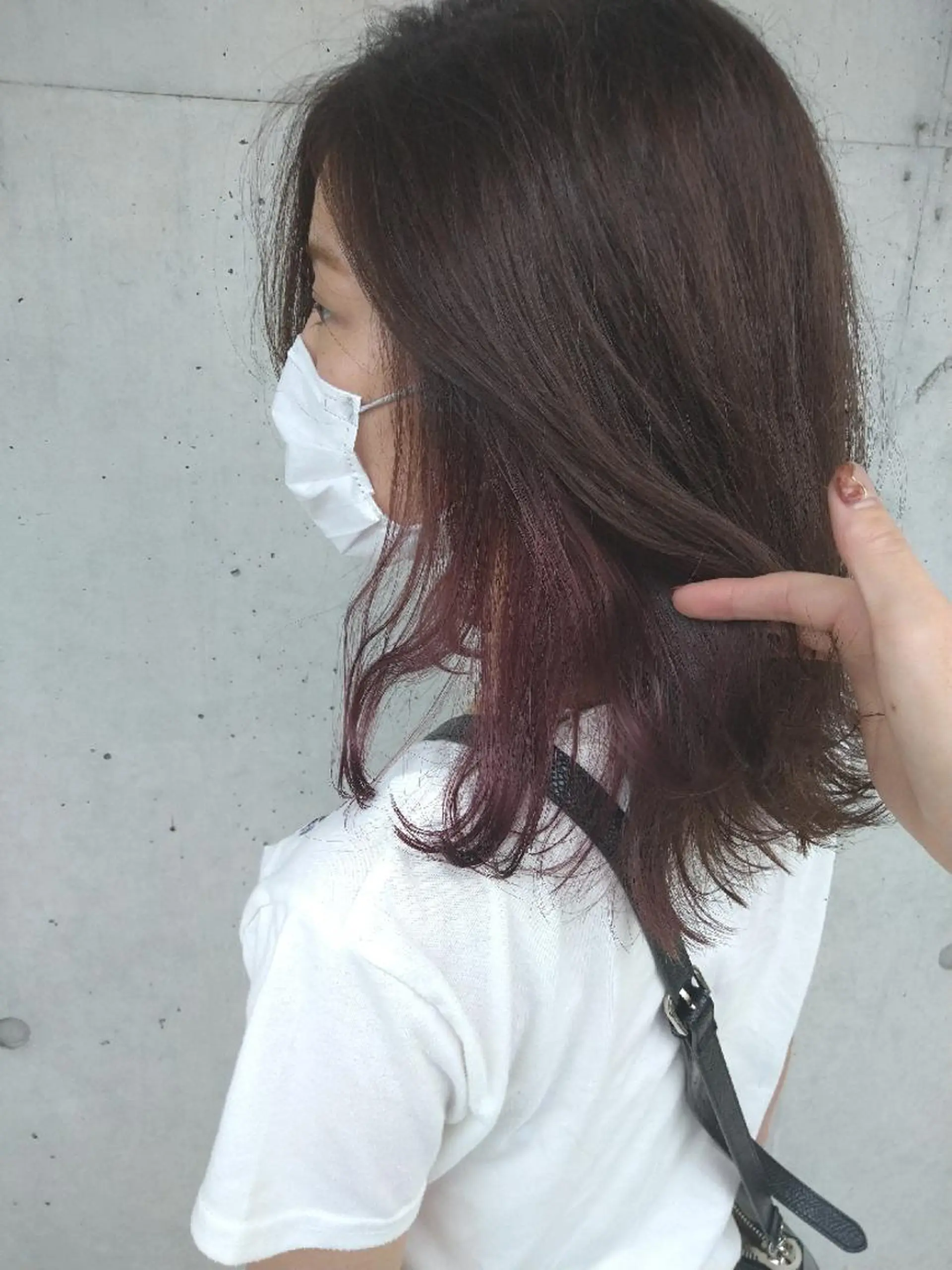 ミディアム 山田 智加のヘアスタイル