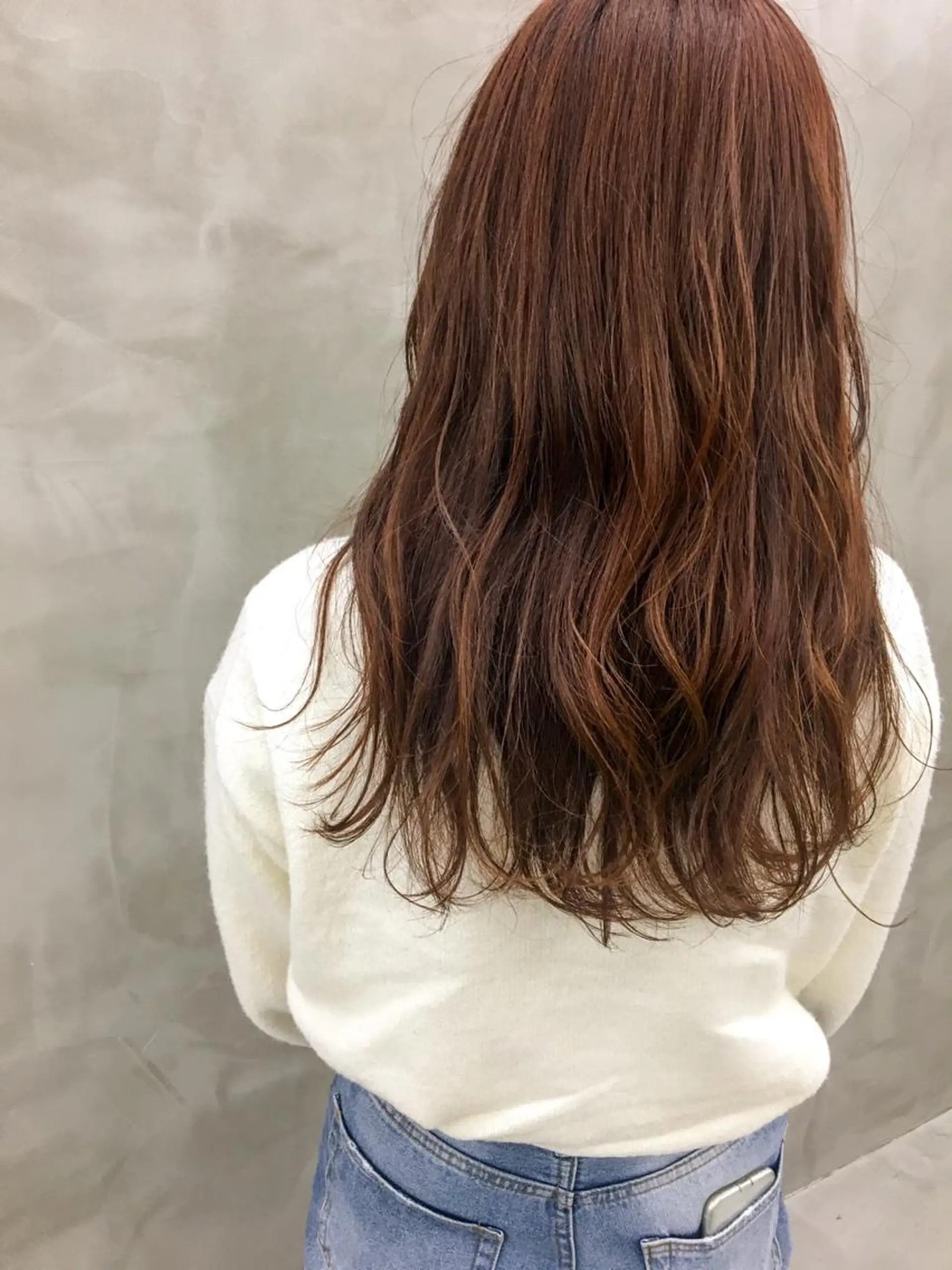 カラー オレンジ 外国人風カラー ヘッドスパ (女性限定)🍋モエのヘアスタイル