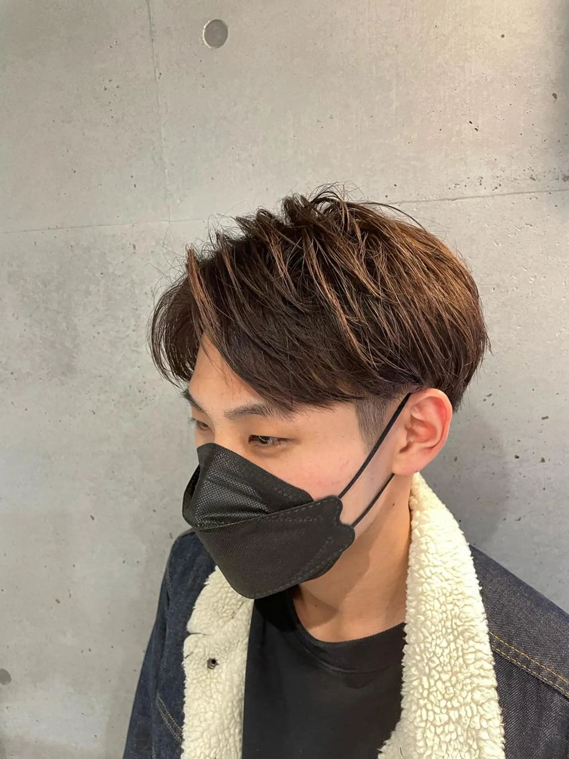 ショート カラー パーマ メンズ カット 🔥メンズ超特化🔥 青木海斗のヘアスタイル