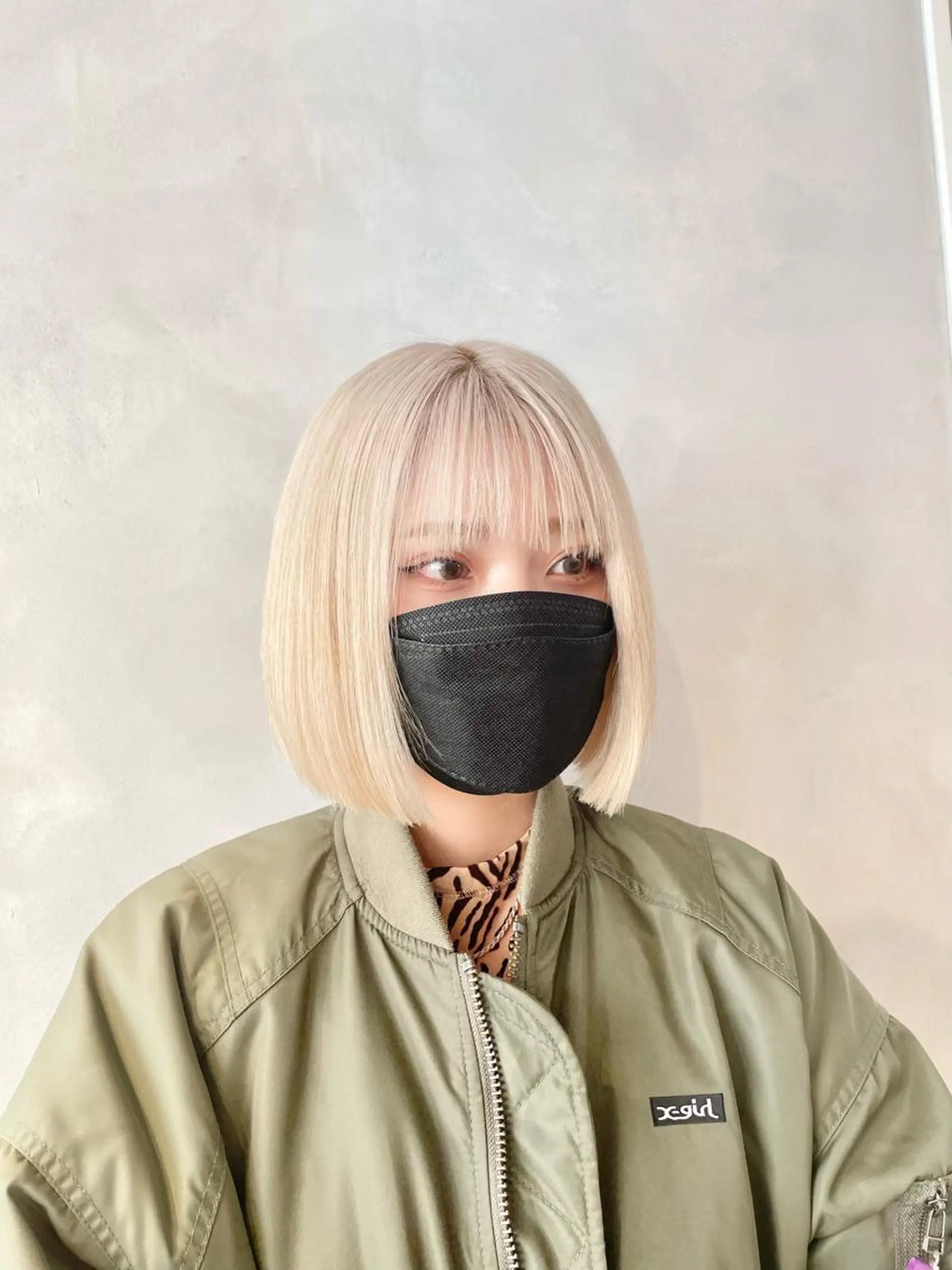 ショート カラー ヘアカラー トリートメント ヘアセット ハイトーン×レイヤー ／遠藤将太のヘアスタイル