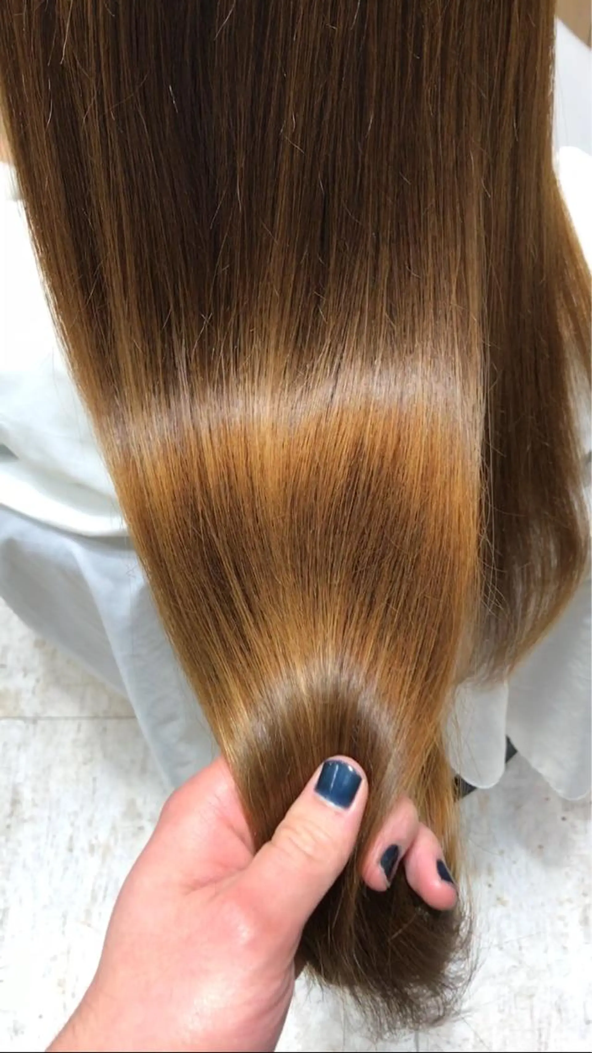 ロング カラー 竹本 侑真のヘアスタイル