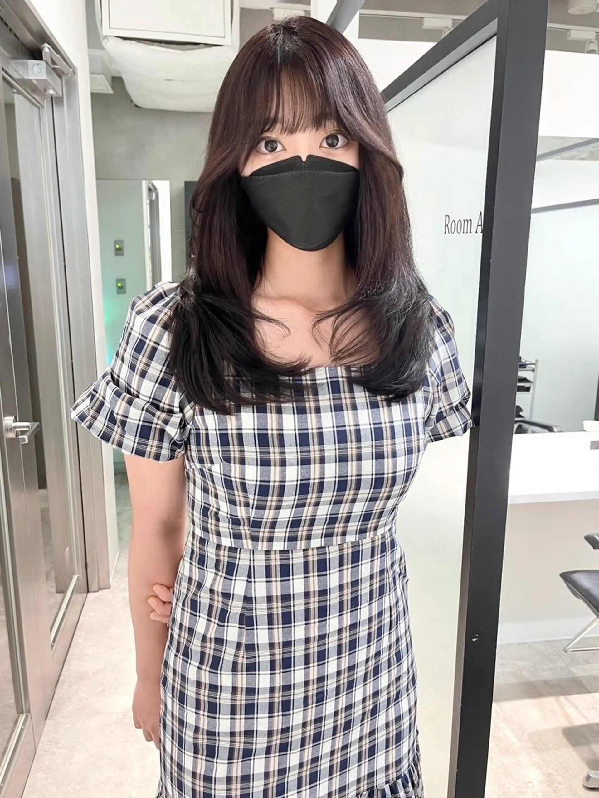 ロング 韓国風ヘア レイヤーカット カット ヘアカラー トリートメント 韓国レイヤーカット 髪質改善▫️水野有真のヘアスタイル