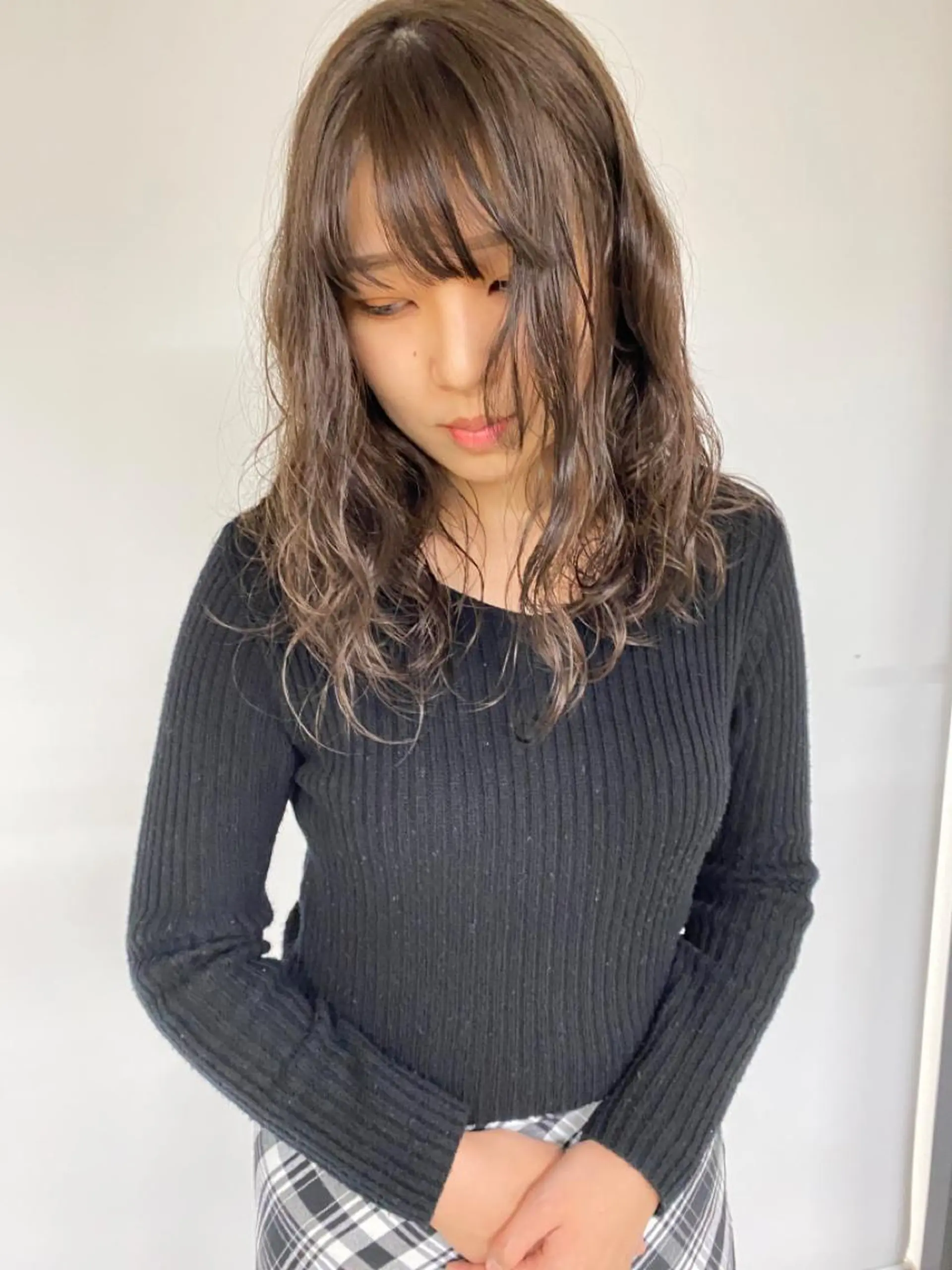 ロング カラー パーマ KOOKI スティードトーキョーのヘアスタイル