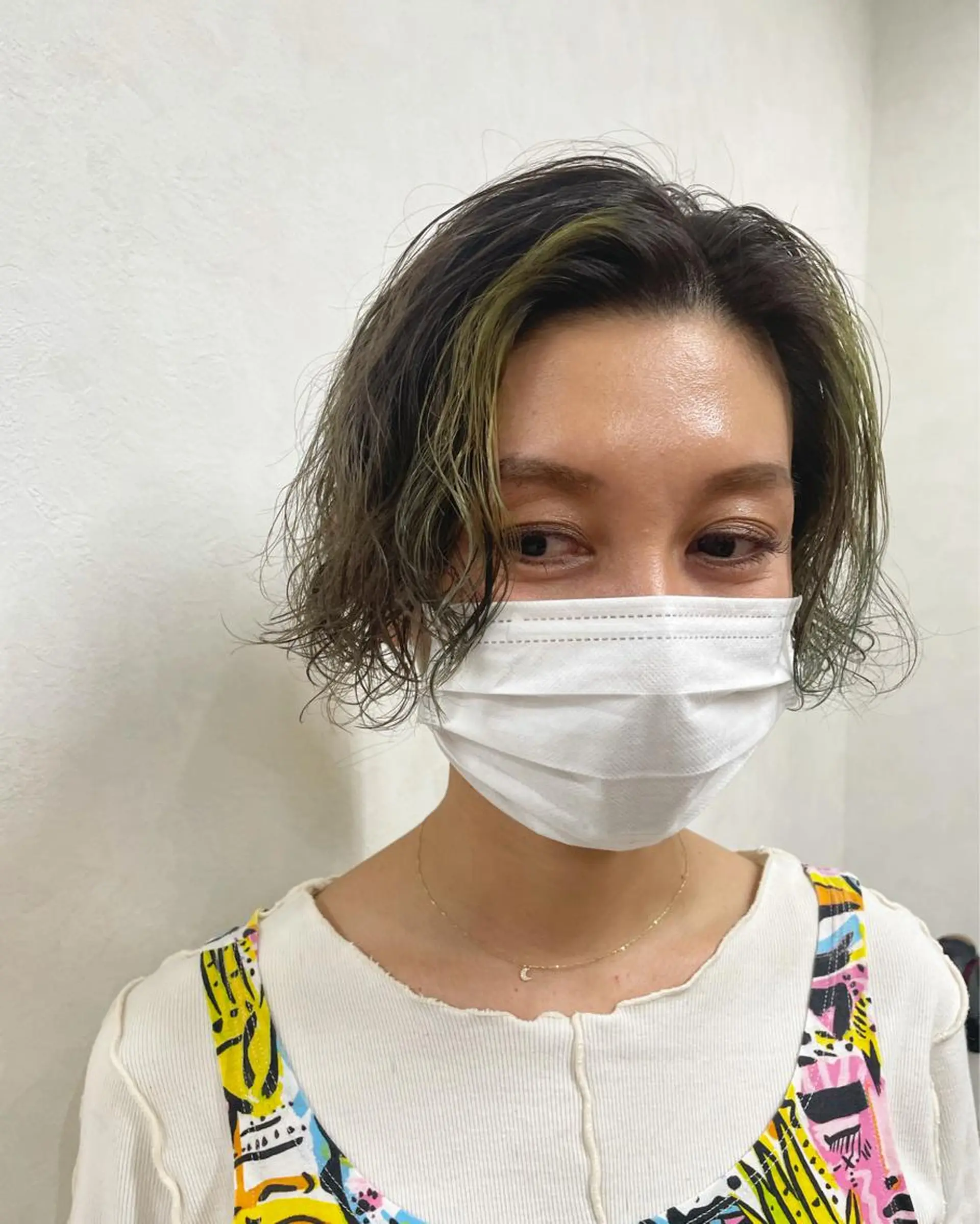 ショート ミストバング 骨格、カラー診断士 ✂️淡中円花のヘアスタイル