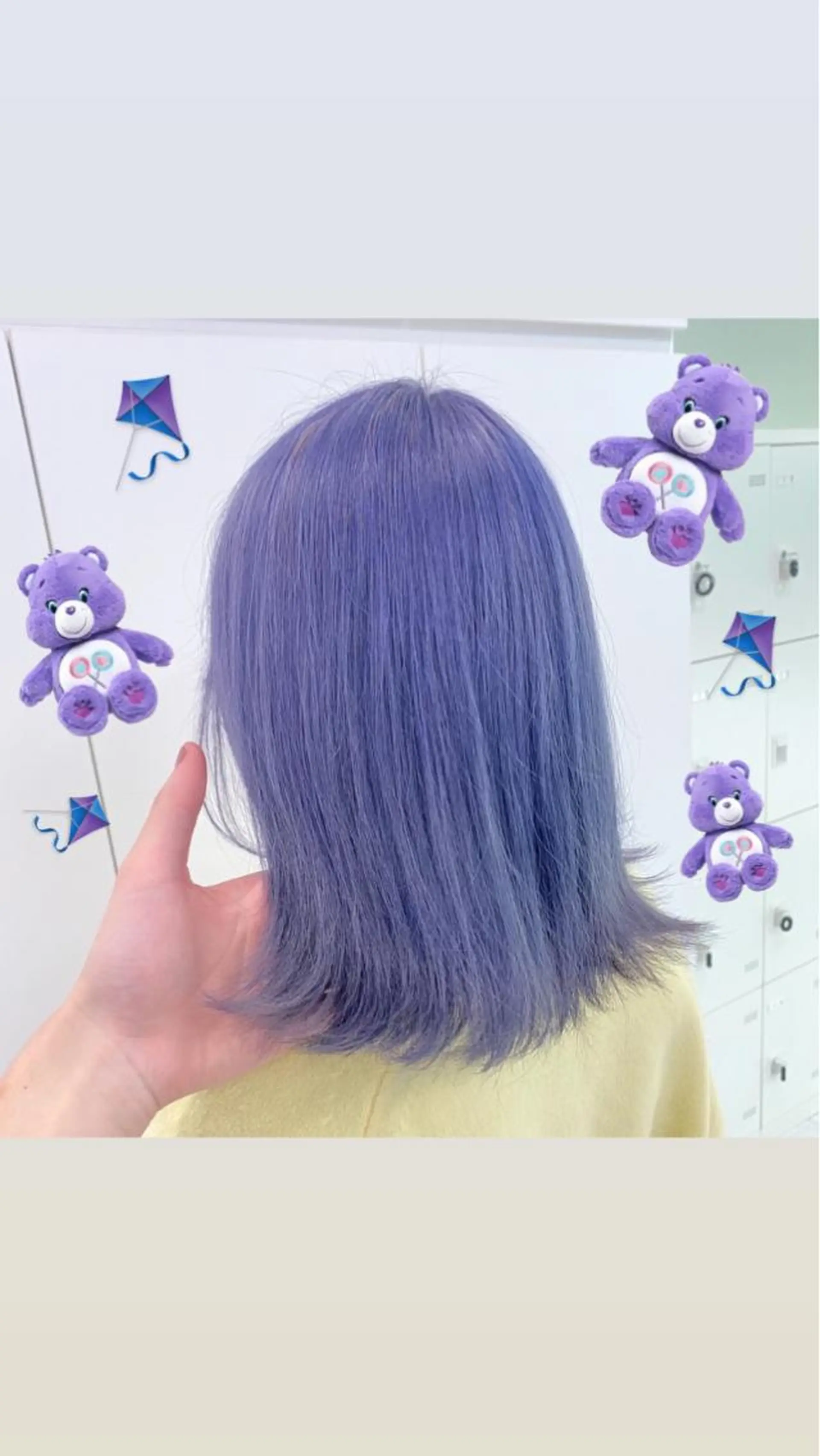 セミロング ヘアカラー トリートメント ヘッドスパ ヘアセット ケアブリーチ/まつパ マツエク/sEnAのヘアスタイル