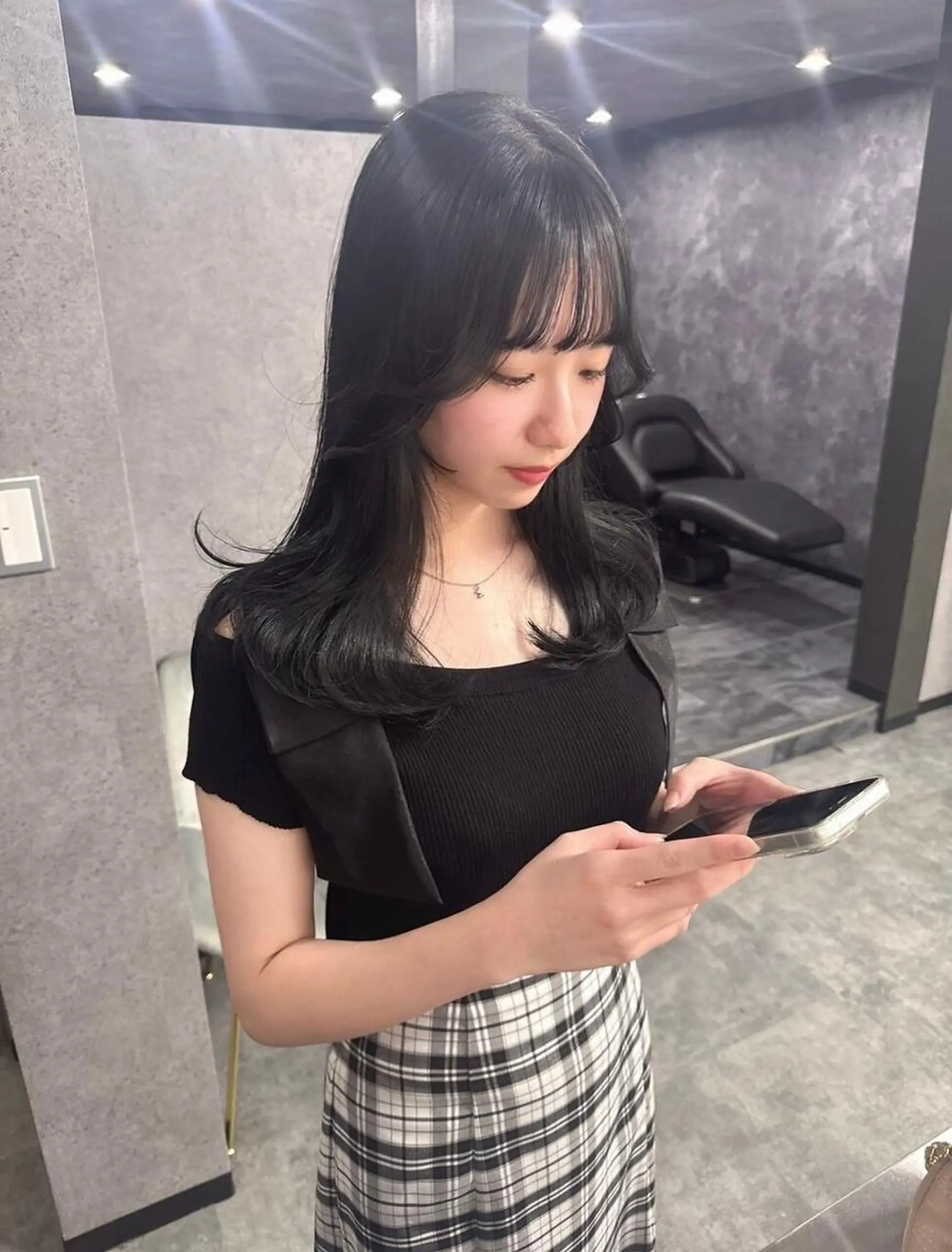 セミロング カラー &.TIGRE SmartSalonのヘアスタイル