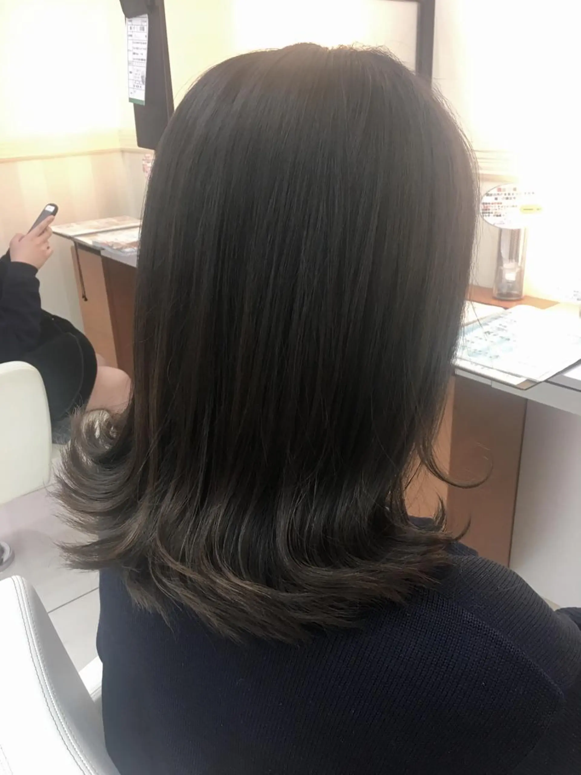 カラー バレイヤージュ グレージュ カット ヘアカラー ブリーチ/バレイヤ ージュ川端裕司のヘアスタイル