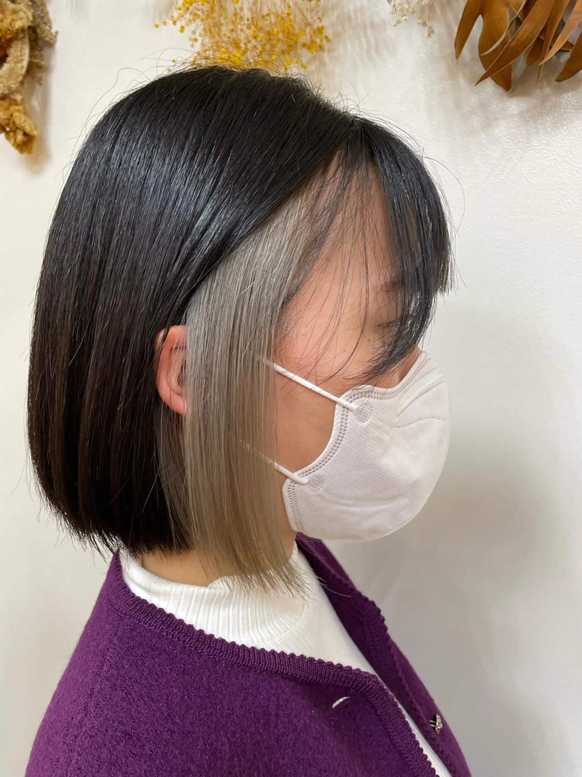 ショート ボブ 韓国ヘア 🤍中西麻友🤍のヘアスタイル
