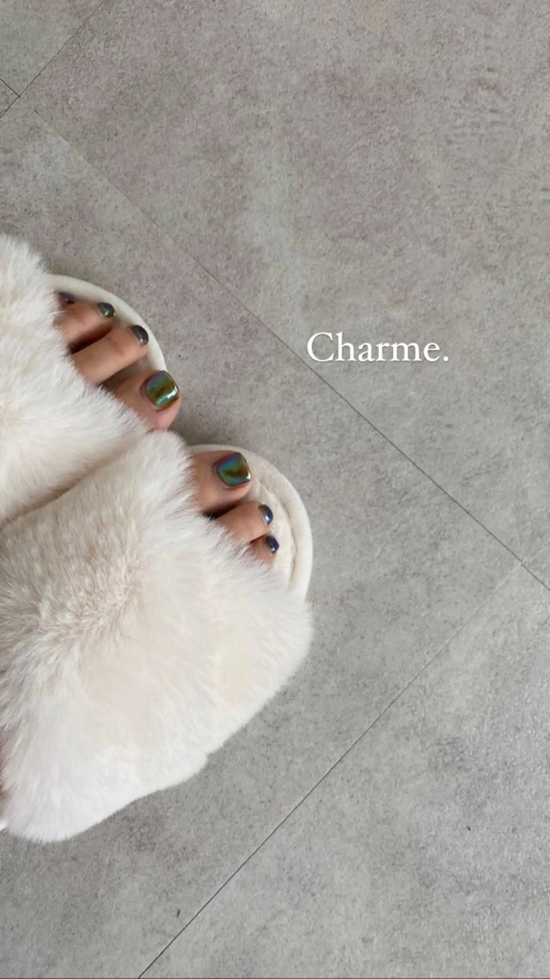 ネイル 持ち込み ニュアンスネイル フットネイル Charme. NOBUKOのネイルデザイン