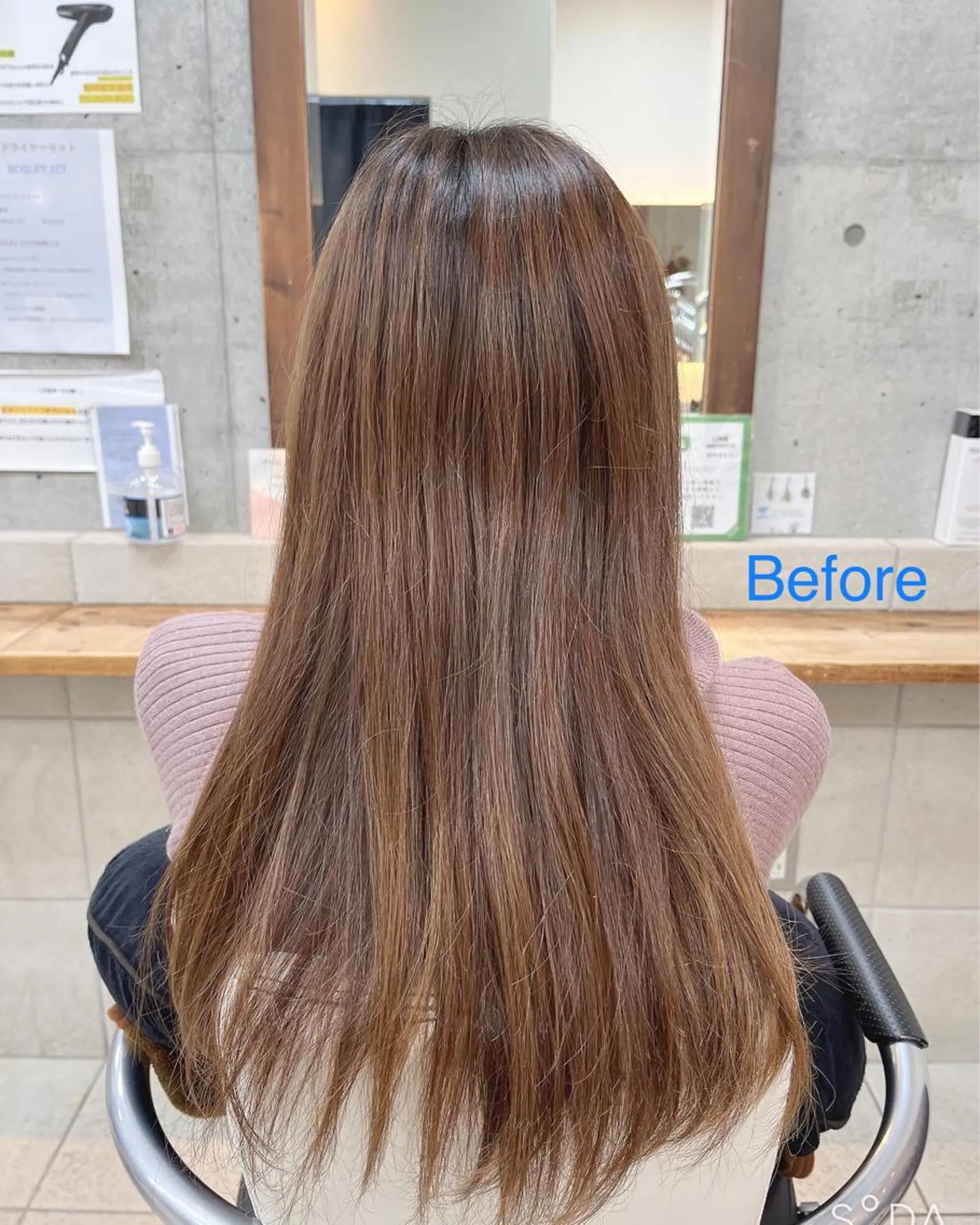 ロング カラー たなか なおのヘアスタイル