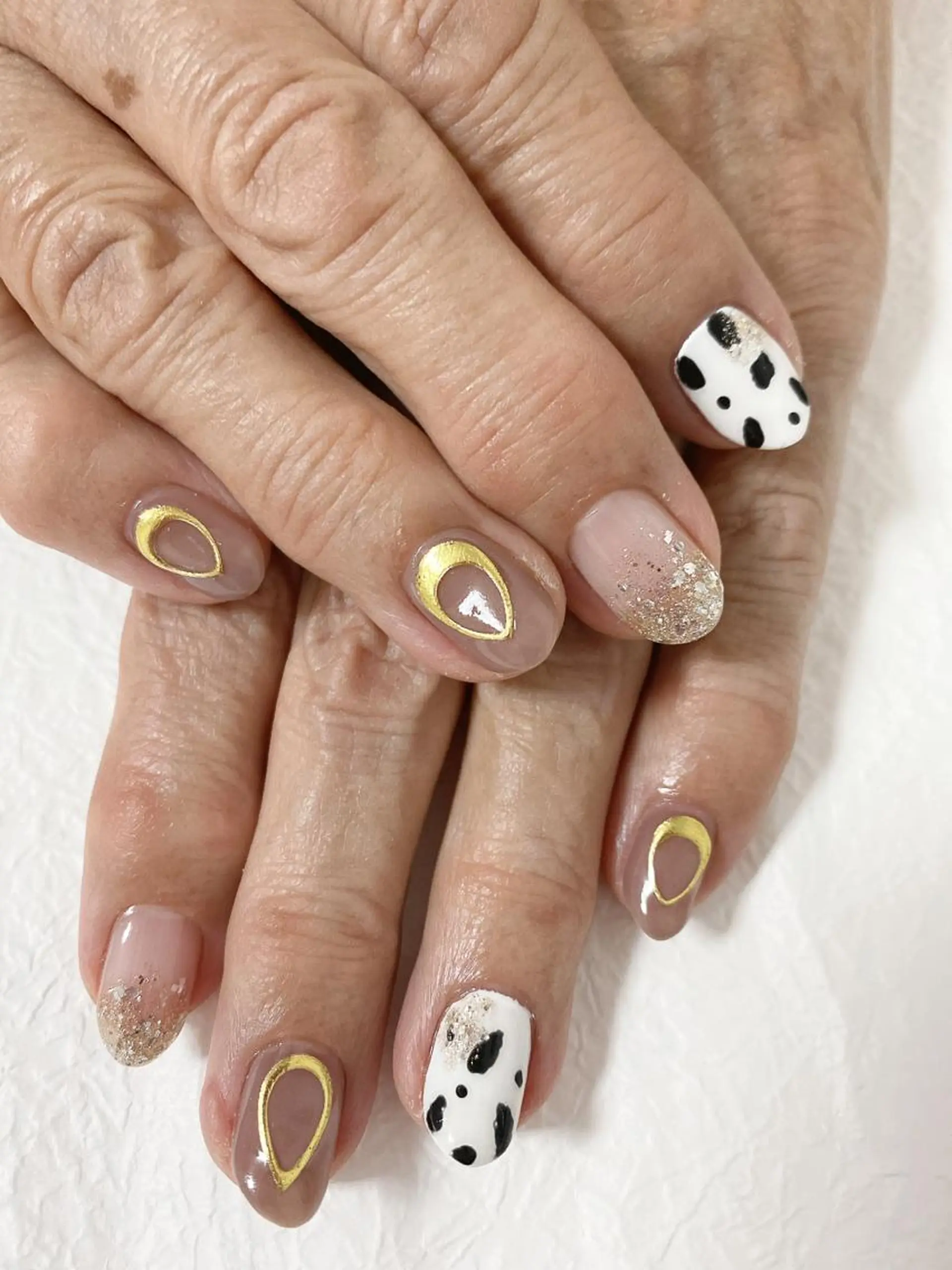 ネイル アニマル柄 かわむら りょうこのネイルデザイン