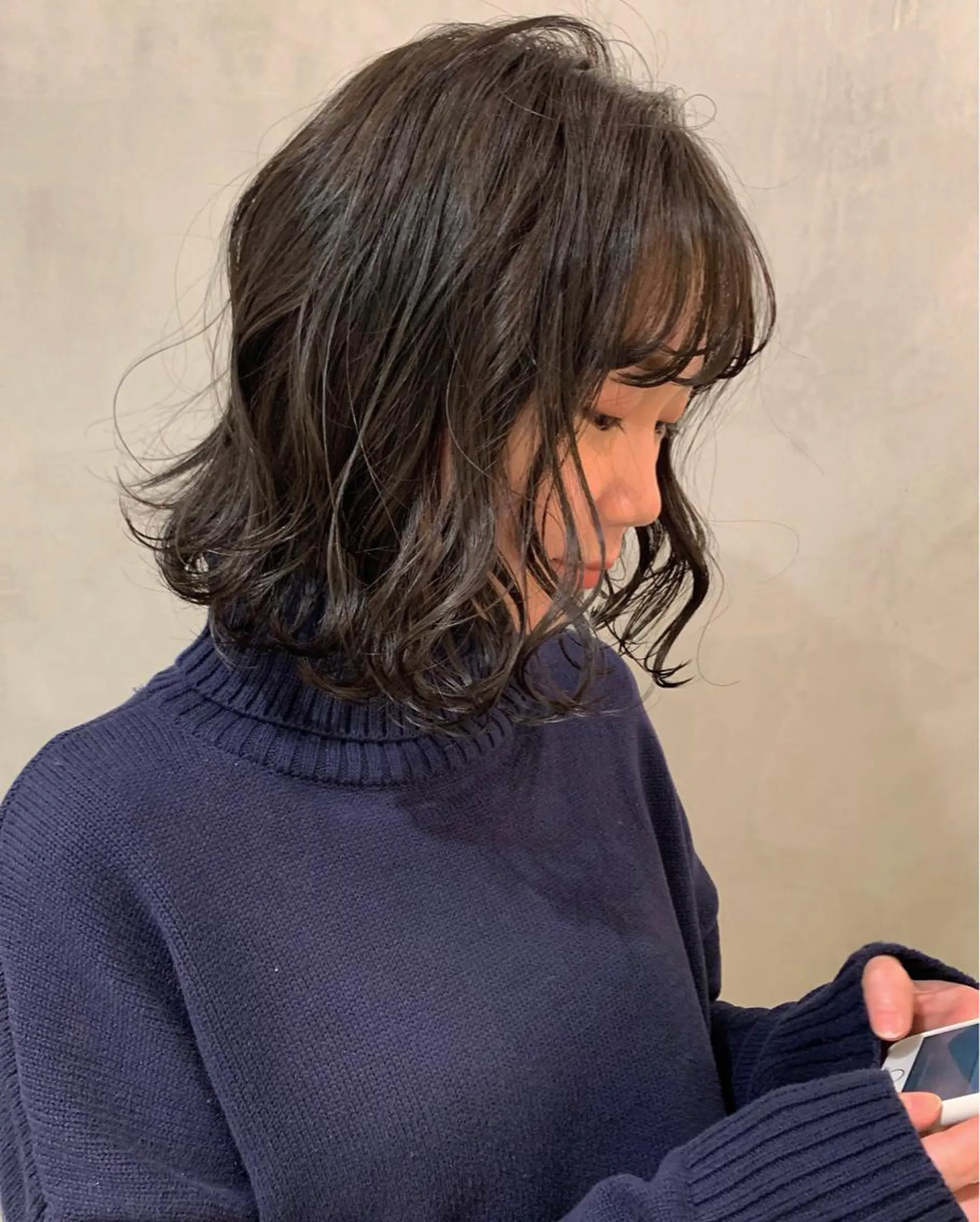 ミディアム カラー カット ヘアカラー トリートメント アンニュイヘア🪽 ayumiのヘアスタイル