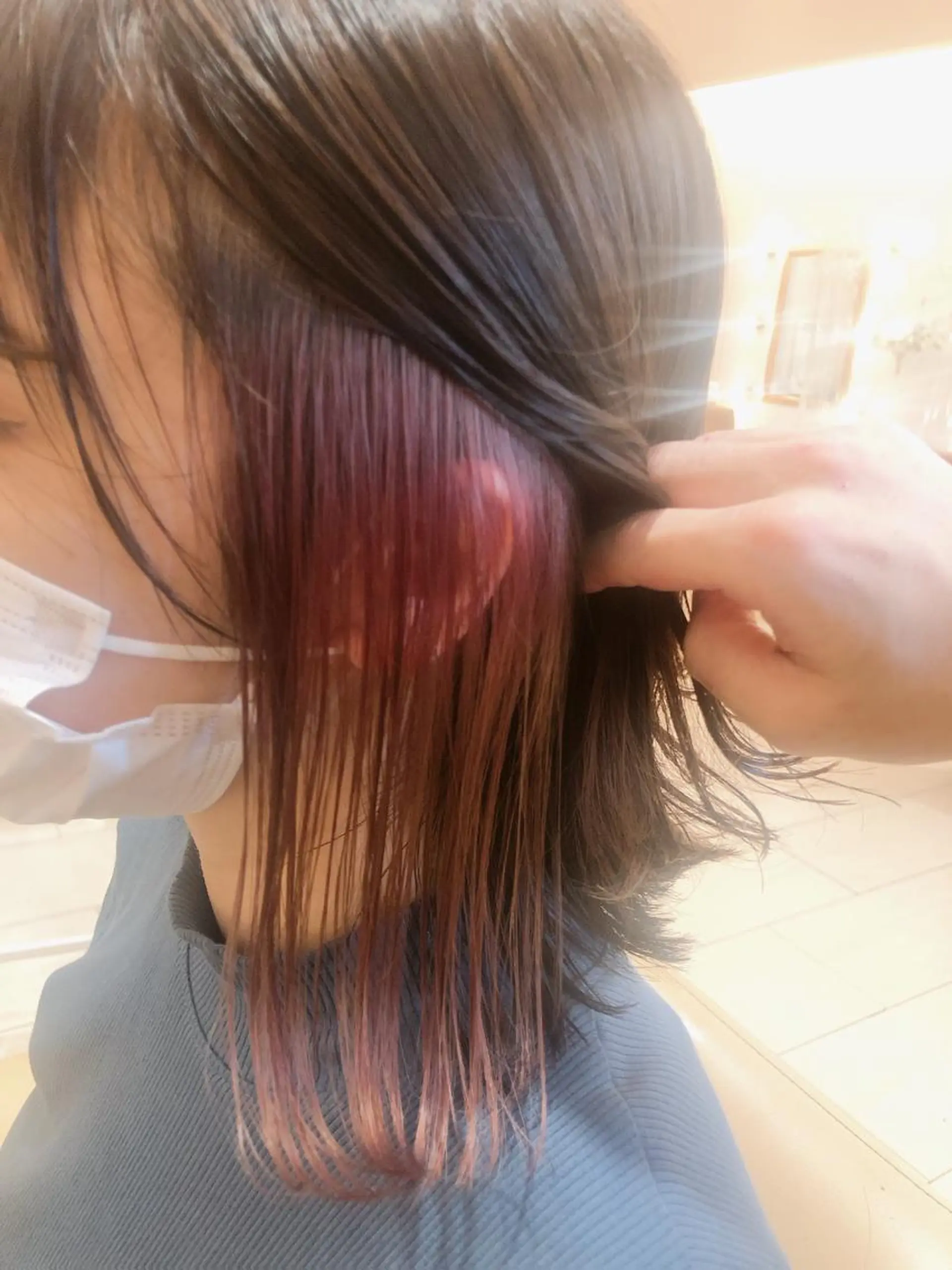 ミディアム カラー ショートショートボブ うるはのヘアスタイル