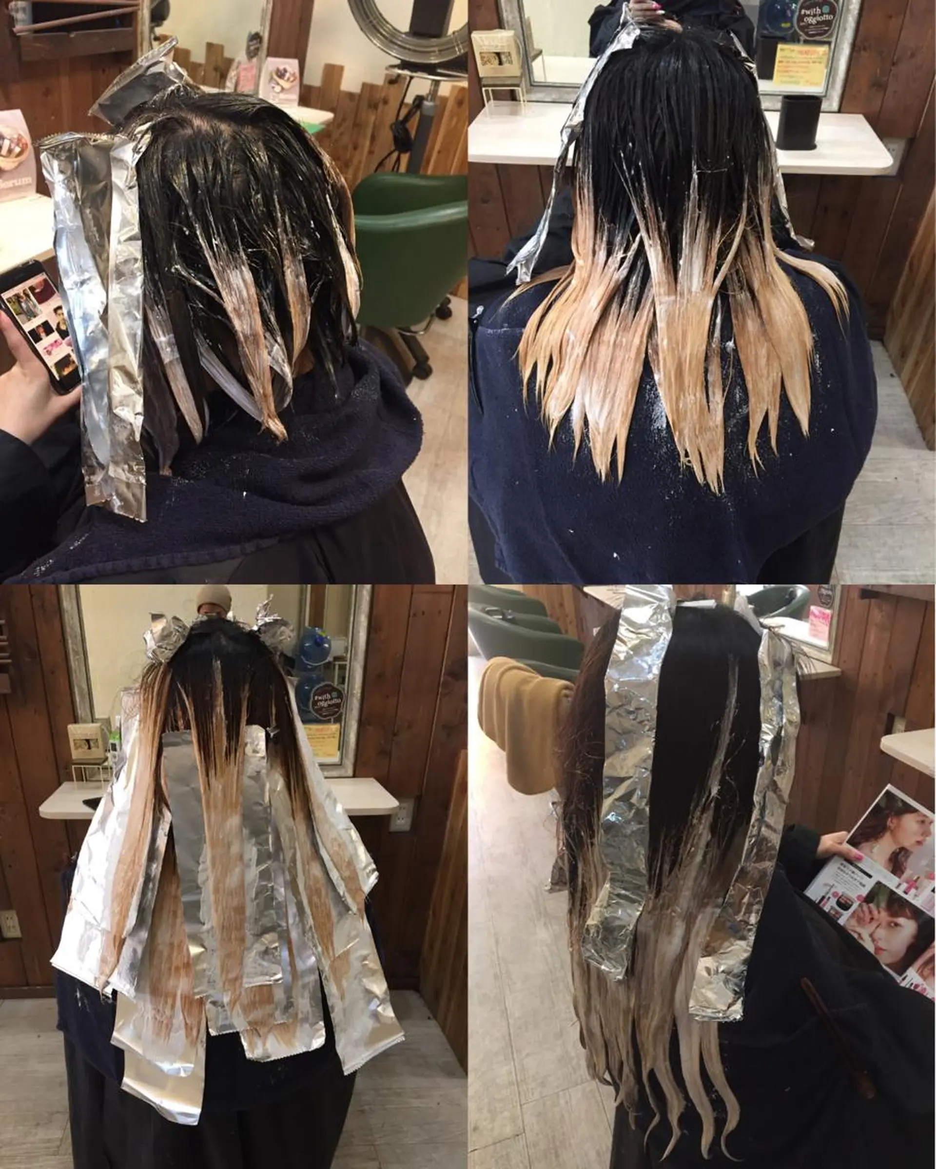 カラー カット ヘアカラー 韓国レイヤー外国人風 透明感カラー髪質改善のヘアスタイル