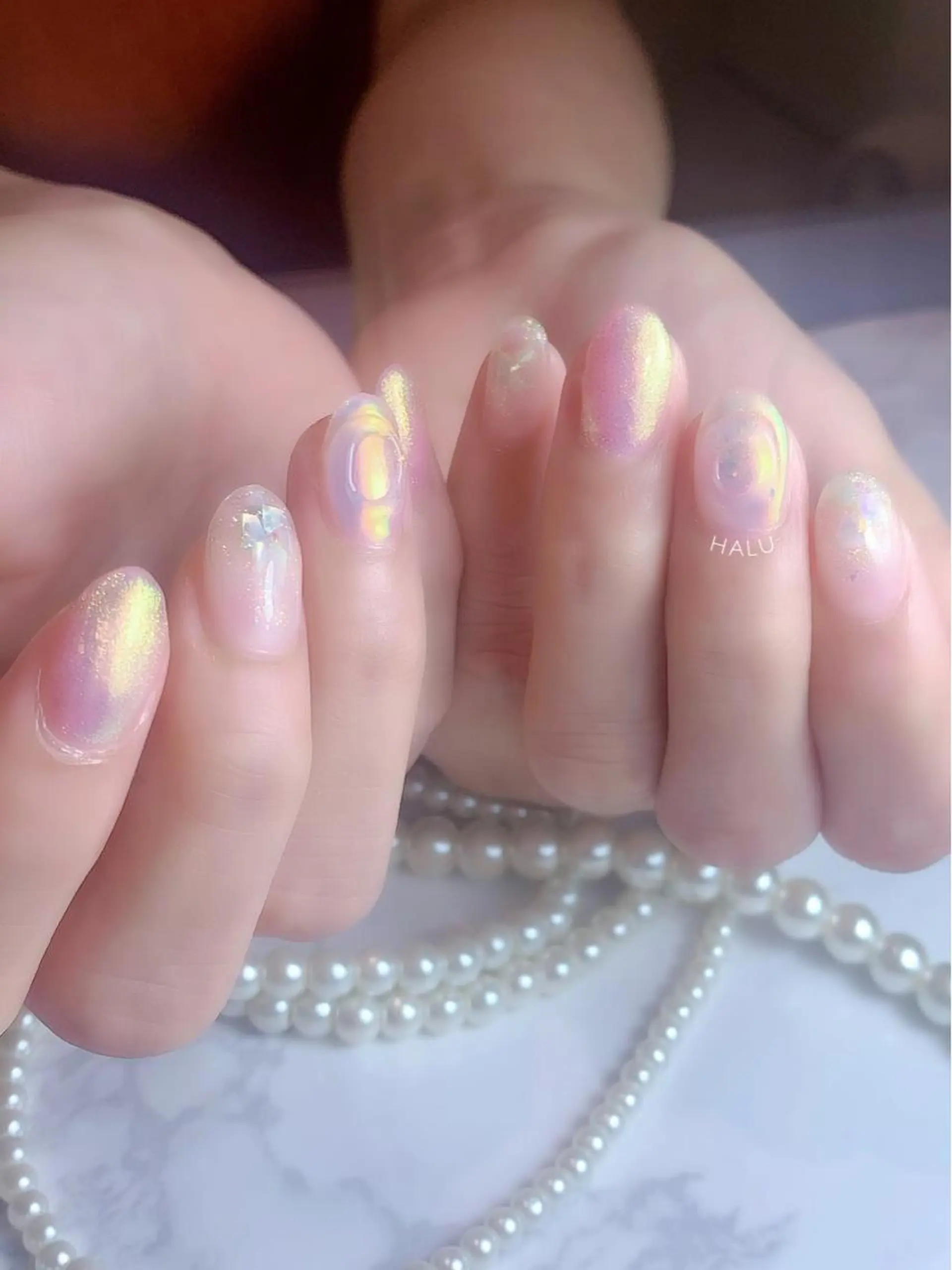 ネイル キラキラネイル HALU ハルのネイルデザイン