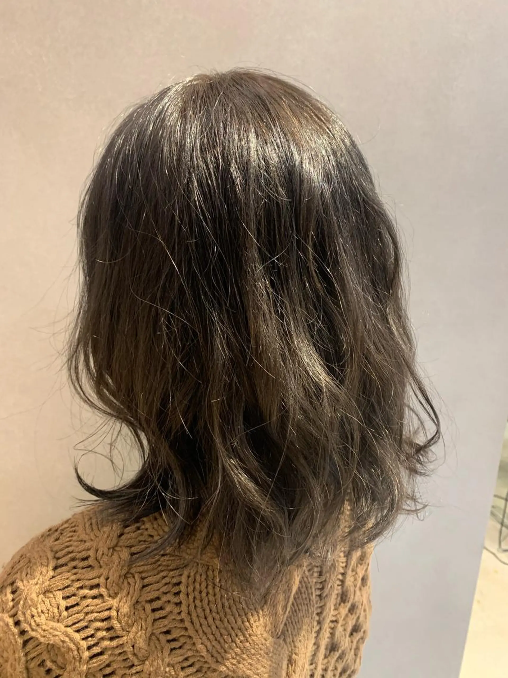 ミディアム ヘアカラー 土佐 優奈のヘアスタイル