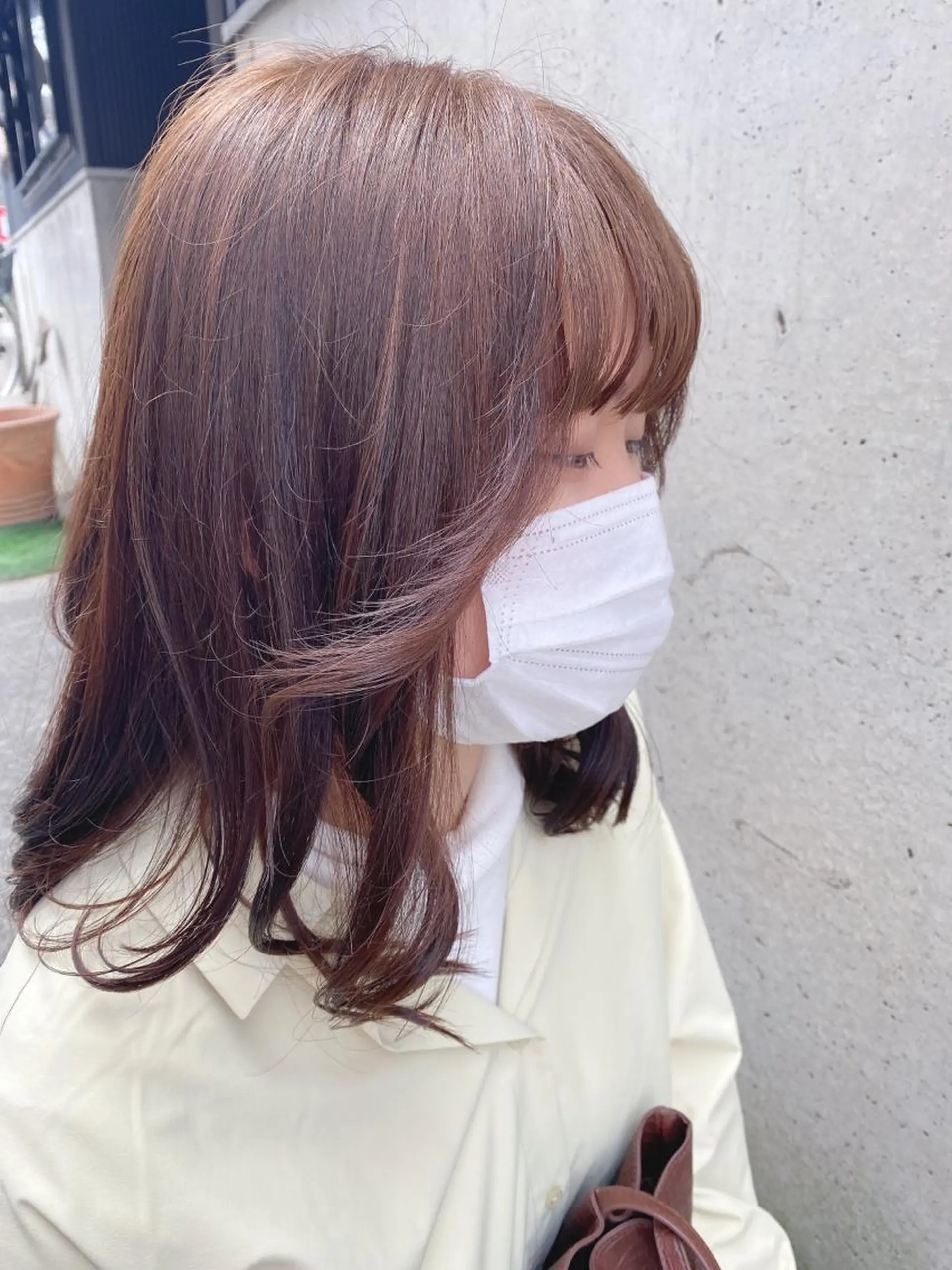 ミディアム 勝沼 佑季のヘアスタイル