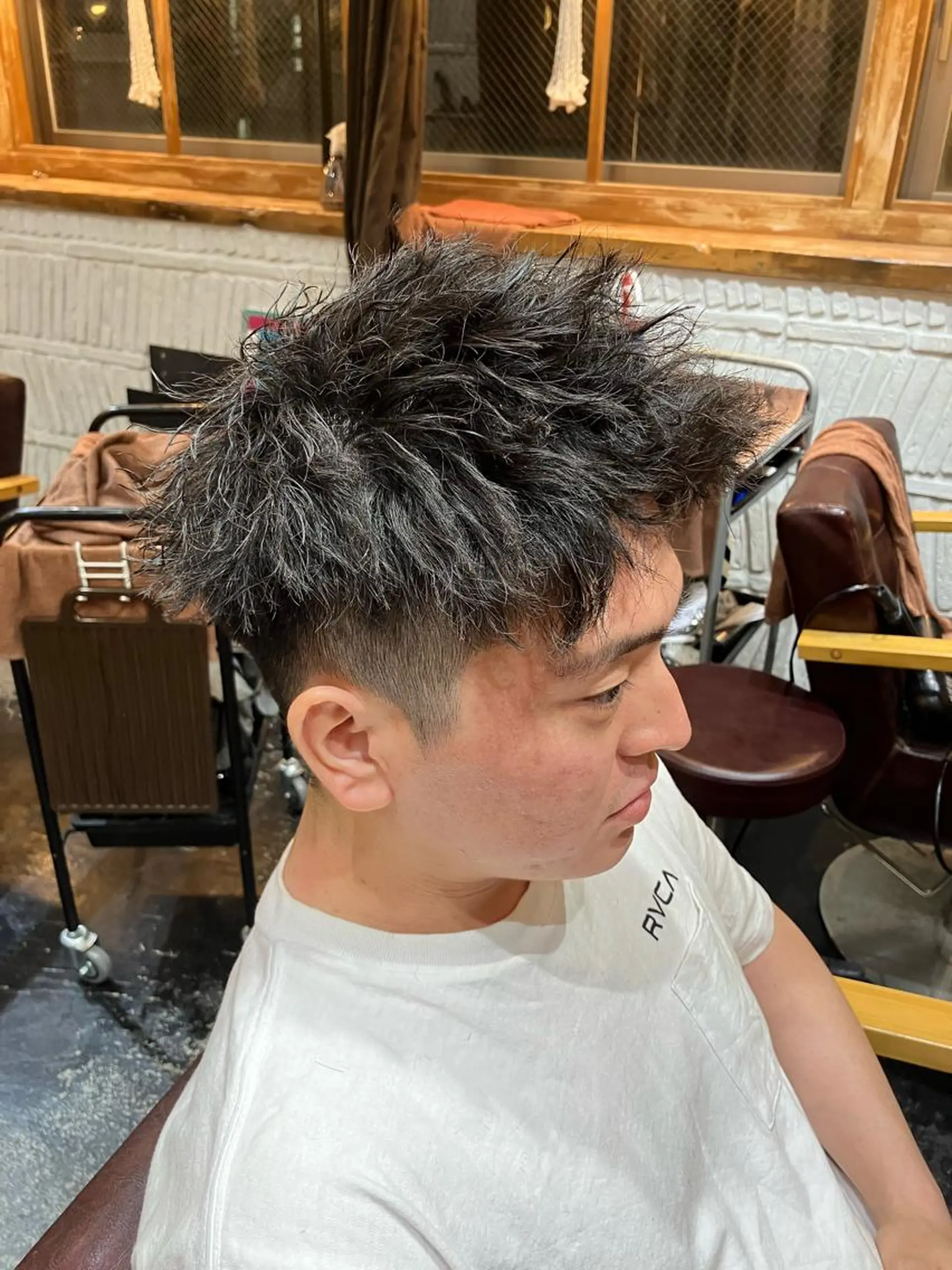 パーマ メンズ カット パーマ メンズ特化/パーマ/ フェードWATARUのヘアスタイル