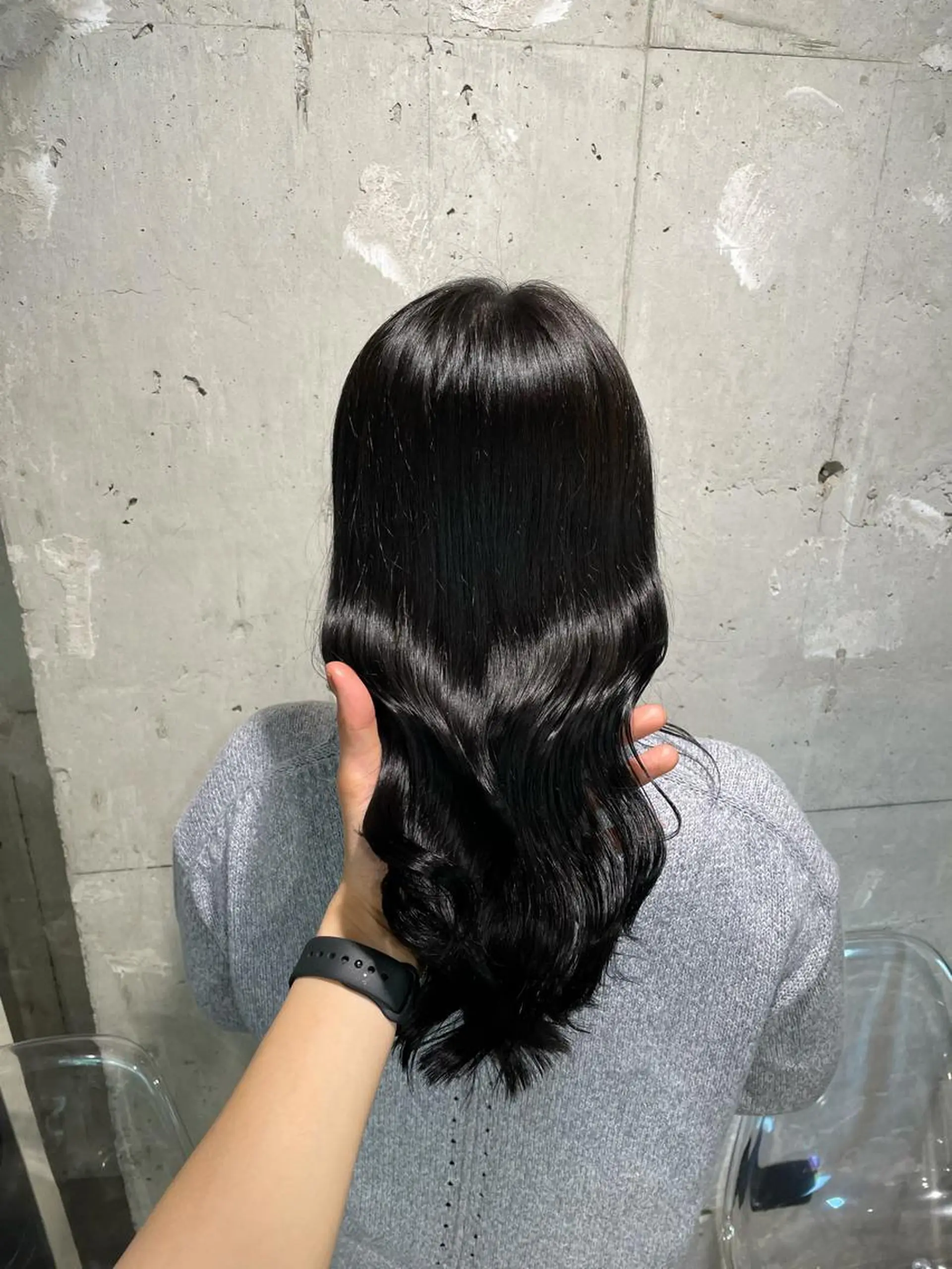 セミロング カラー グレージュ ヘアカラー ヘッドスパ ヘアセット ベージュカラー💖 やすひろのヘアスタイル