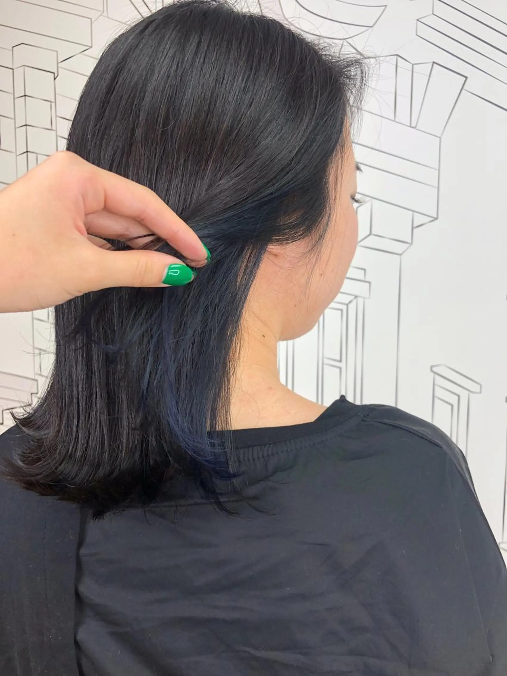 ミディアム カラー レイヤー,ボブ / 彩未のヘアスタイル