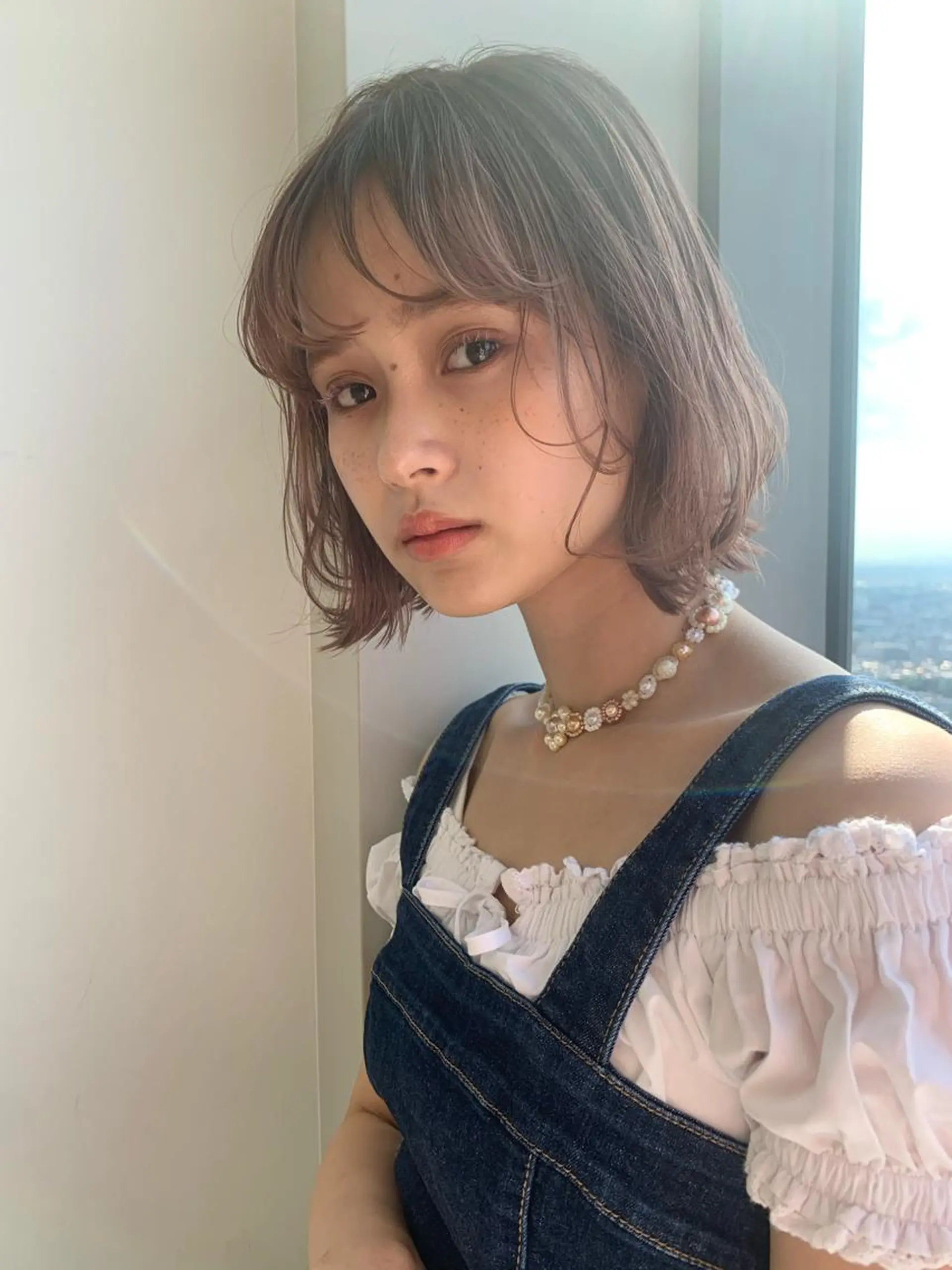 ショート カラー stylist店長 岡本真依のヘアスタイル