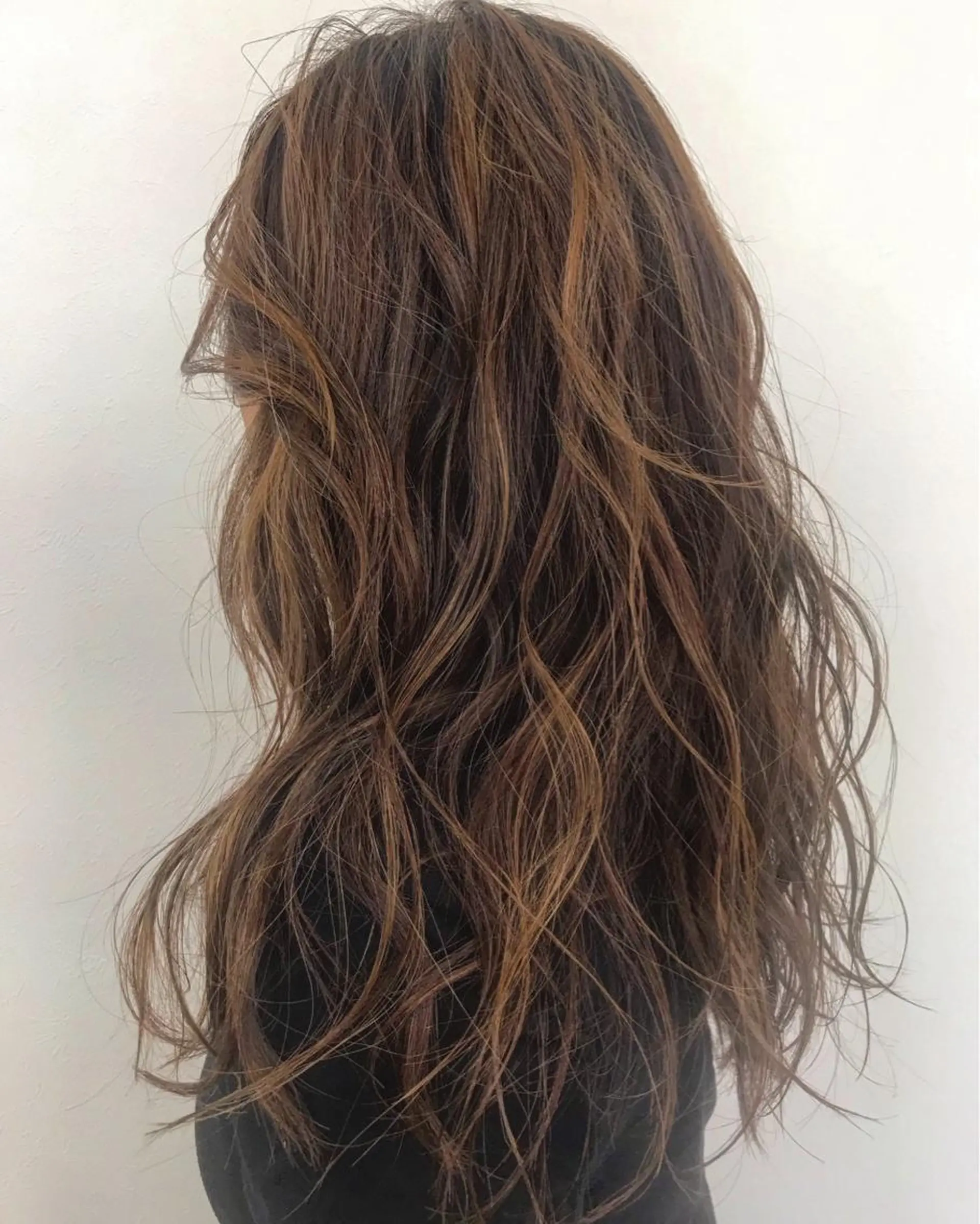 ロング カラー ブリーチ ハイライトカラー ハイライト ロング HBLディプロマ所有 AZUSAのヘアスタイル