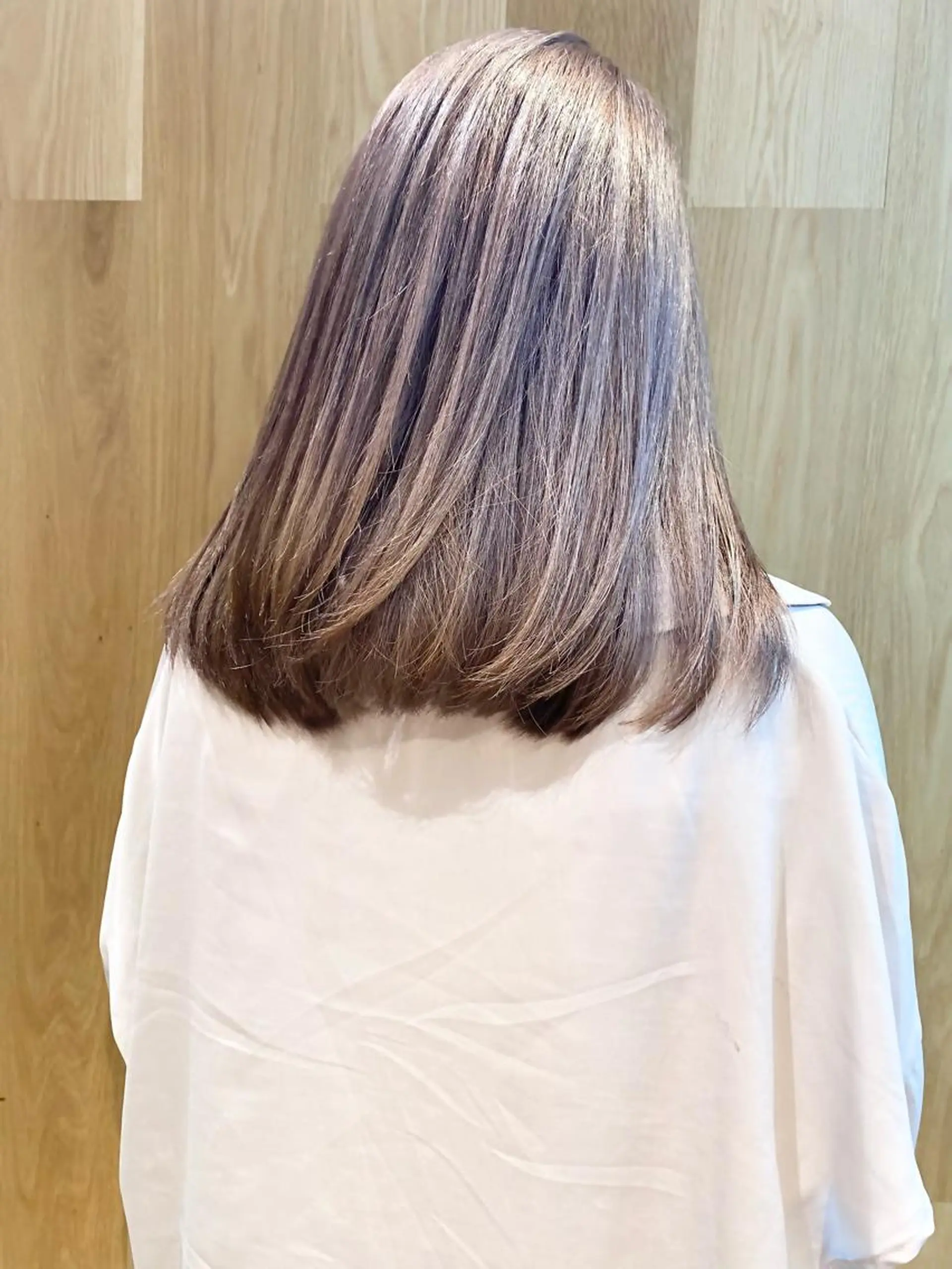 ミディアム カラー natsu fujinoのヘアスタイル