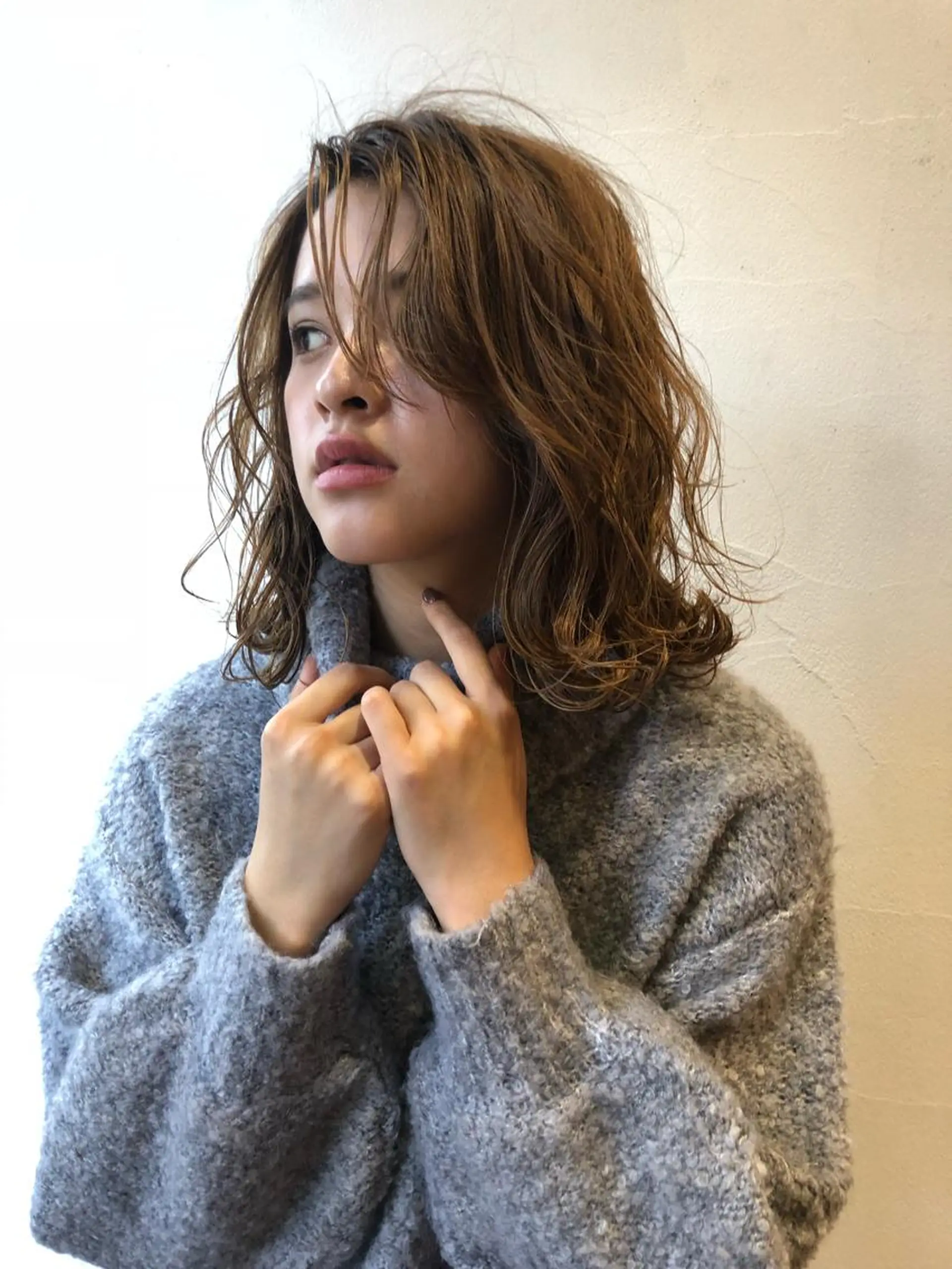 ミディアム カラー 透明感カラー トリートメント ヘッドスパ ヘアセット 360°キレイな ショートカットのヘアスタイル