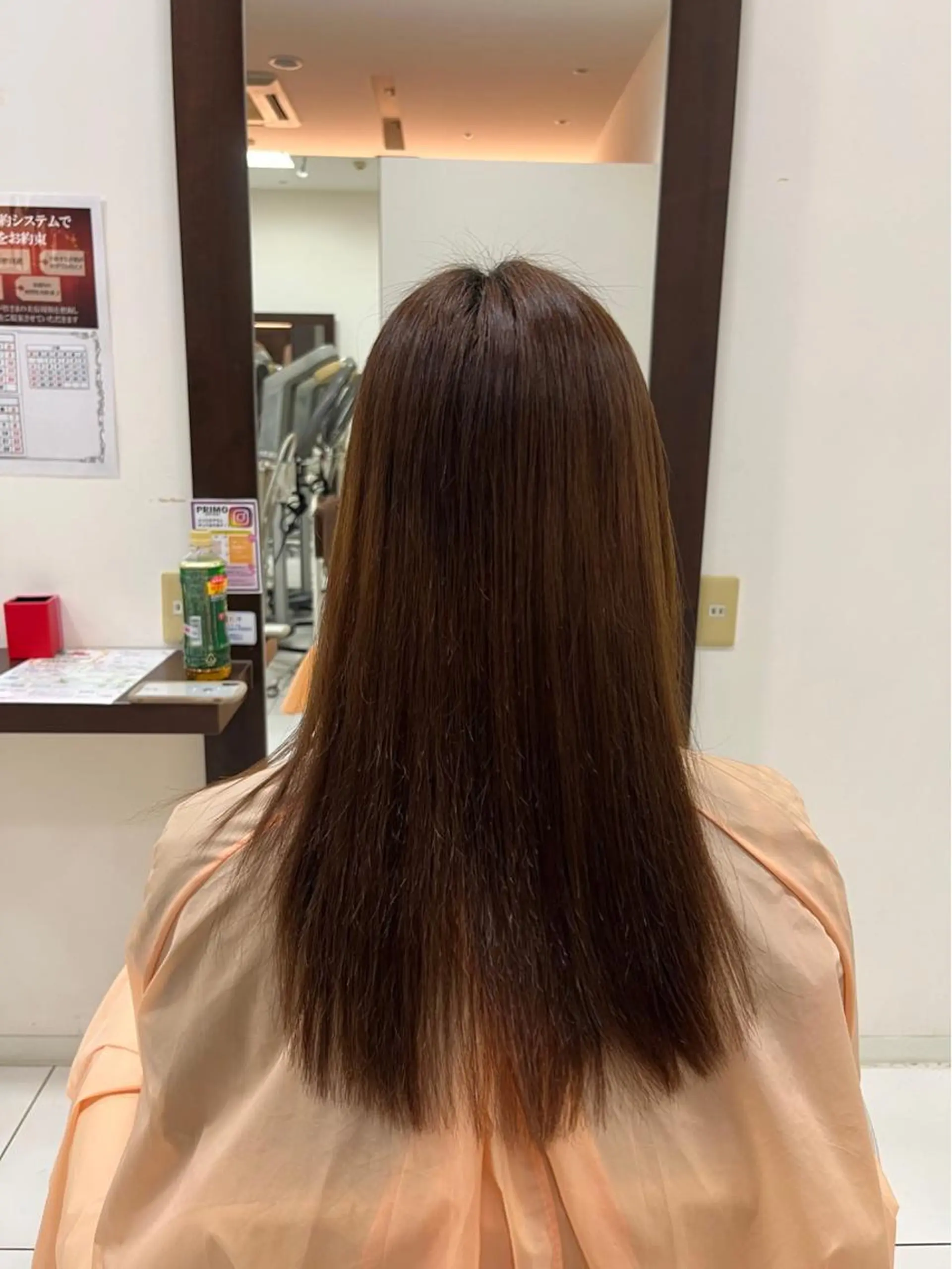 ロング 縮毛矯正 イマムラ ナナのヘアスタイル
