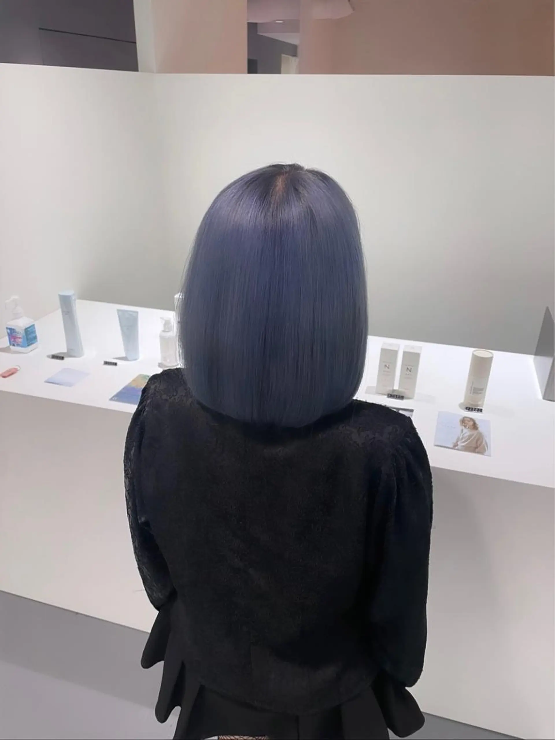 ショート カラー ヘアカラー 西山祐生/ハイトーン /ケアブリーチ/艶髪のヘアスタイル