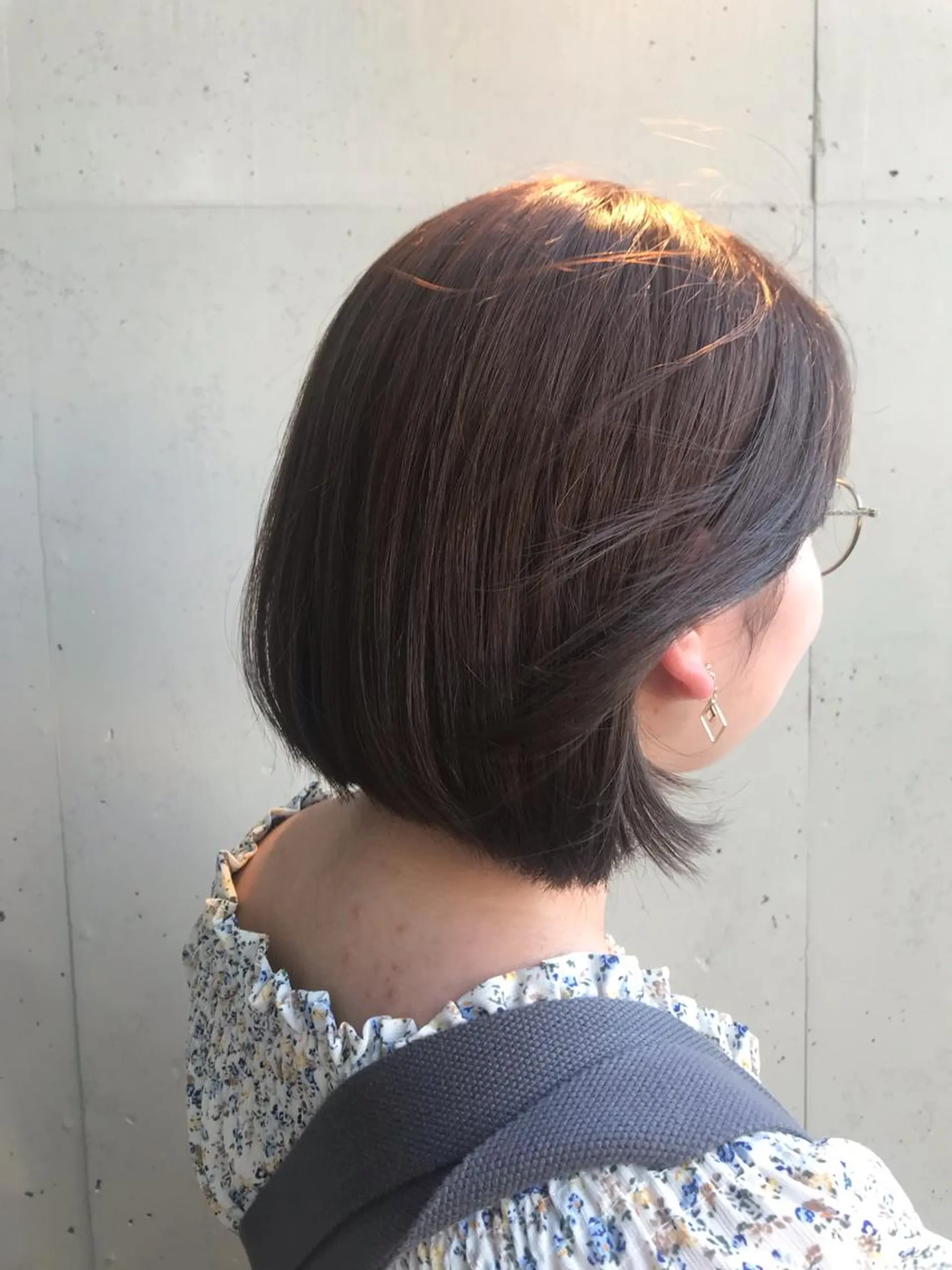 ミディアム カラー 一ノ瀬 蘭のヘアスタイル
