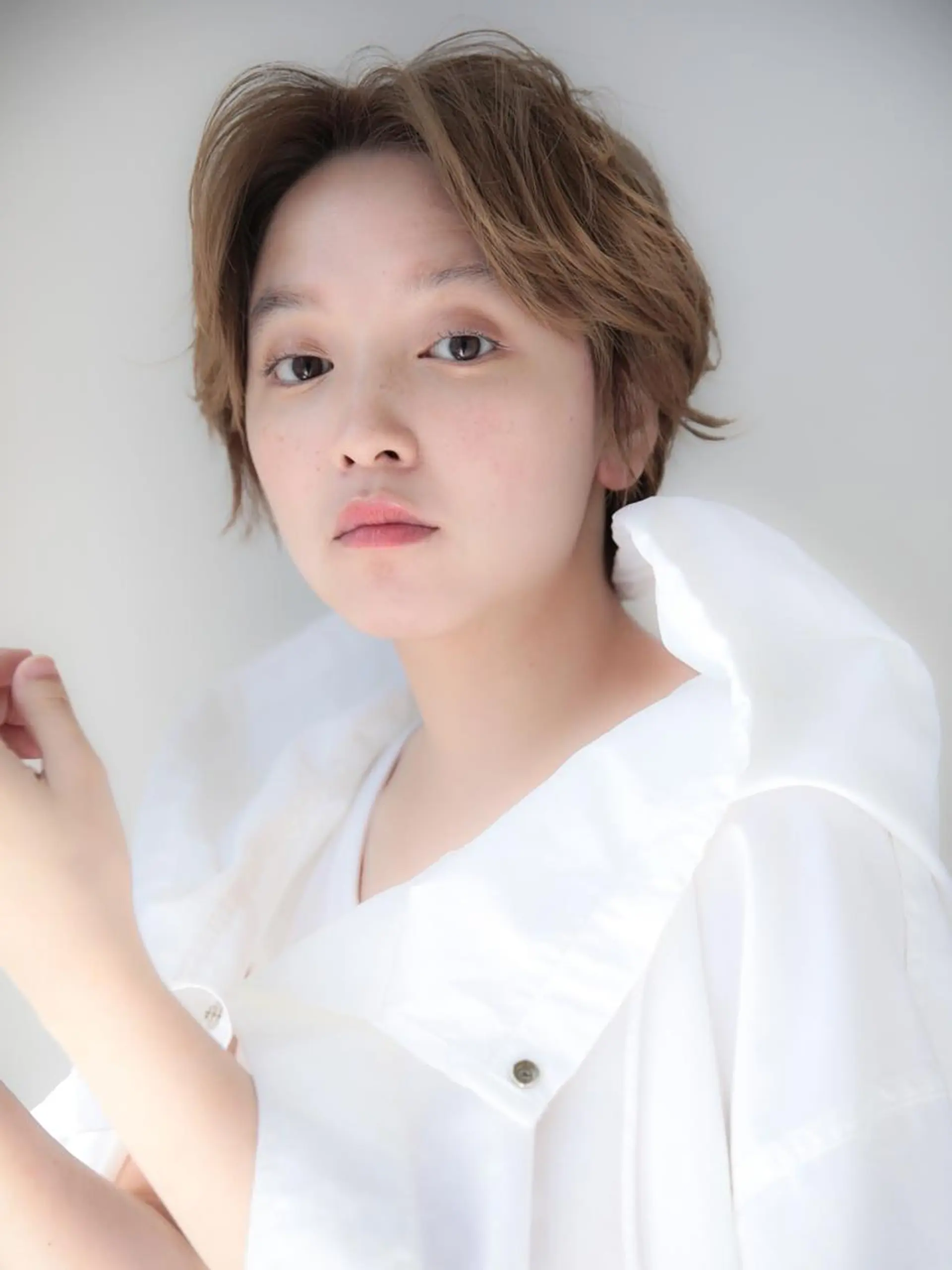ショート カラー レイヤーカット✂️ 横浜No1♡下鳥翔子のヘアスタイル