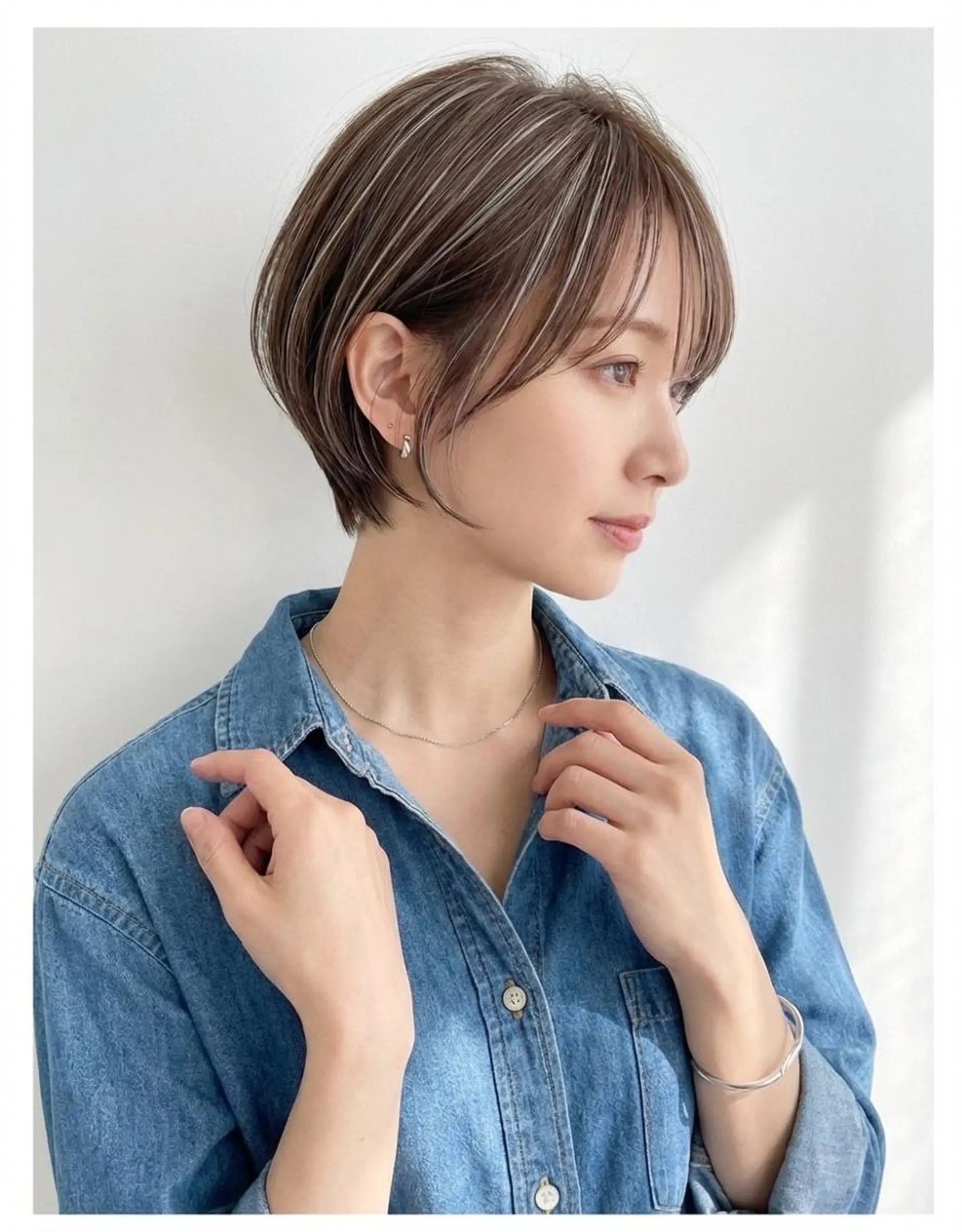 ショート カット ヘアカラー 白髪ぼかし/清水 和馬のヘアスタイル