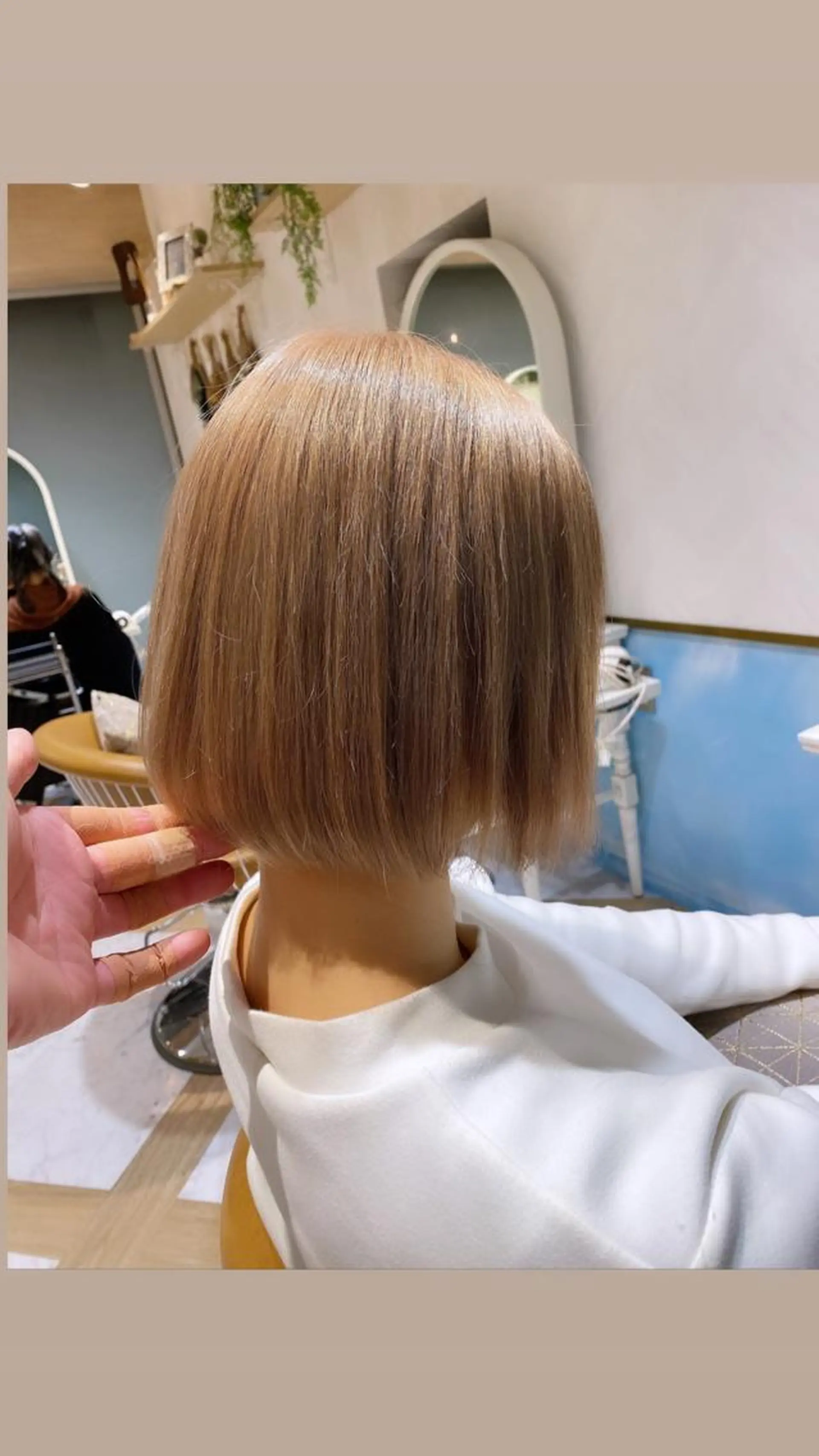 ショート カラー ボブ カット ヘアカラー トリートメント 🌟モテ髪ショート 🌟店長　津賀涼のヘアスタイル