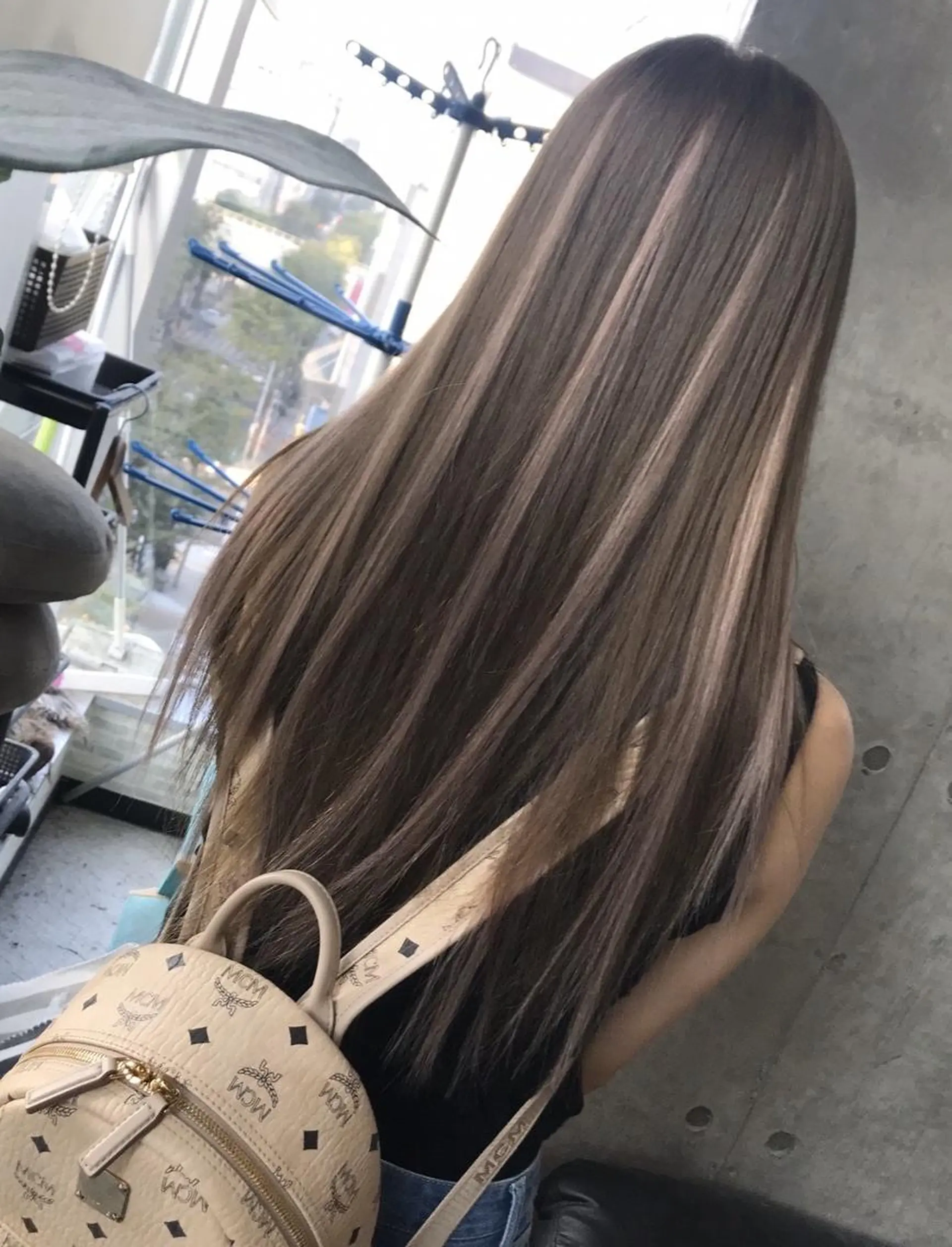 ロング カラー 最高級シールエクステ 💜Fave/あかねのヘアスタイル
