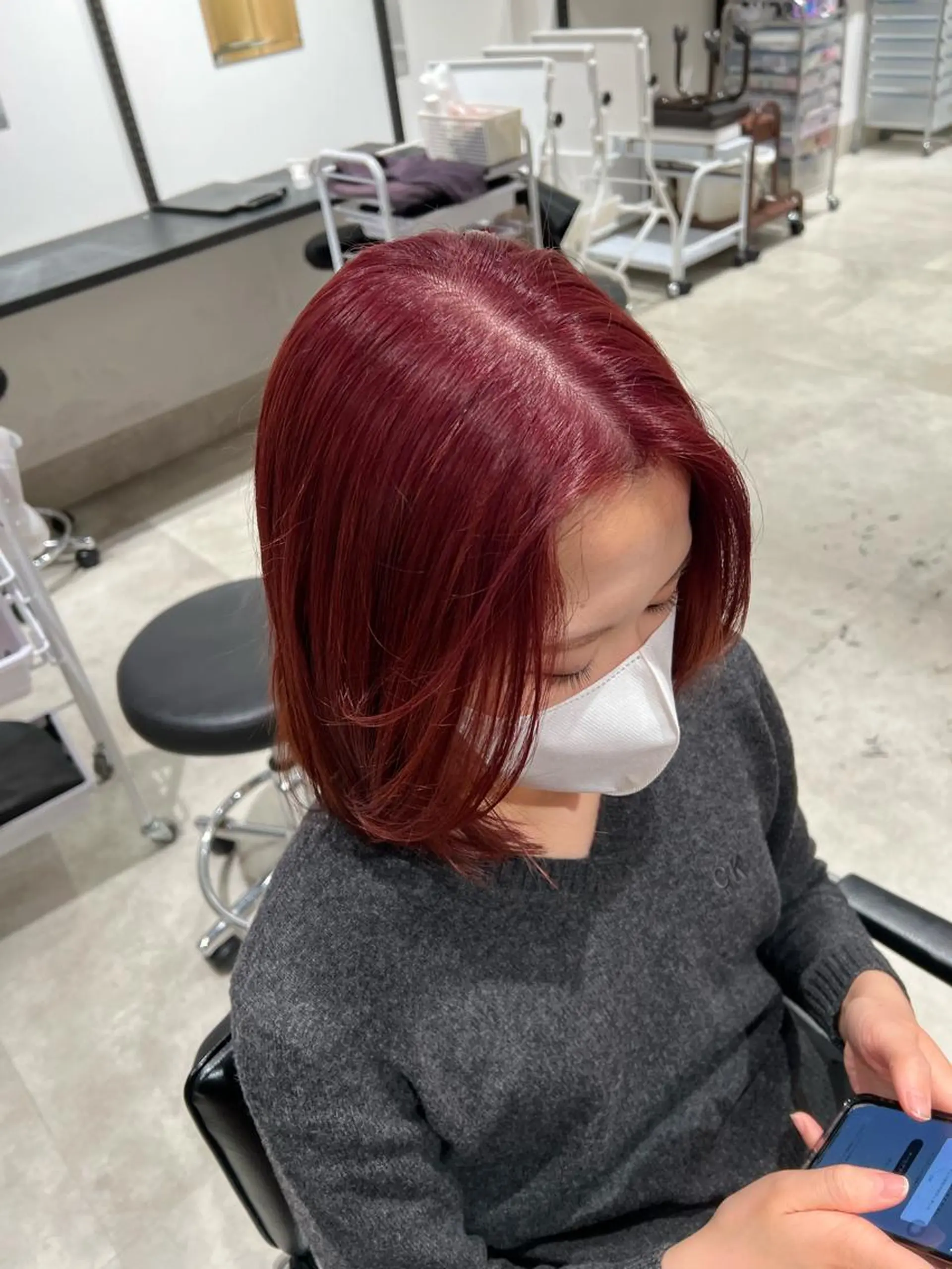 ミディアム ヘアカラー トリートメント GO TO DAY 渋谷モディ店所属・艶髪 mayuka💖のヘアスタイル