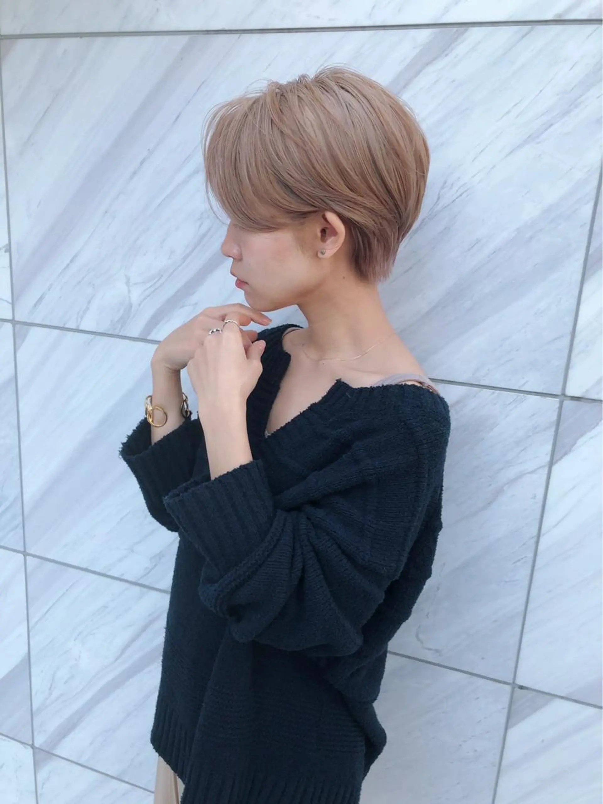 ショート カラー 韓国ヘア🫧艶カラー 🫧髪質改善/オオヤのヘアスタイル