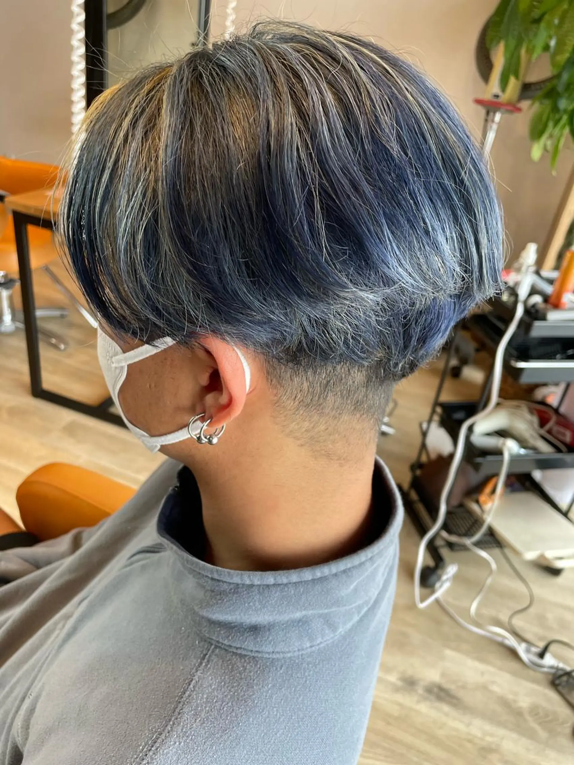 ショート カラー ハイライトカラー ハイライト 髪質改善/ブリーチ 田代 龍我のヘアスタイル