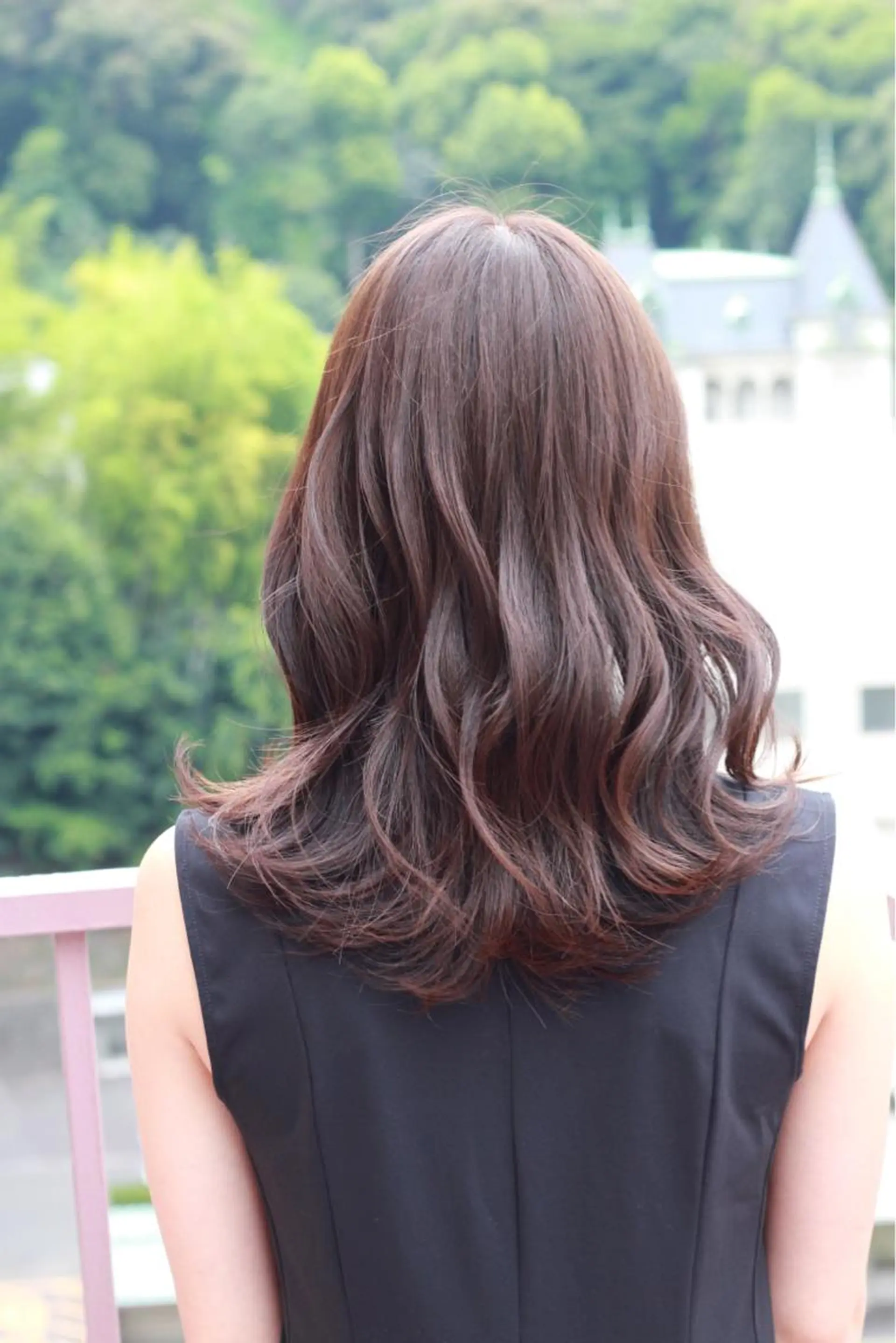 セミロング カラー ベージュカラー ブラウンカラー ブラウンベージュ カット ヘアカラー Viage （ビアージュ）のヘアスタイル