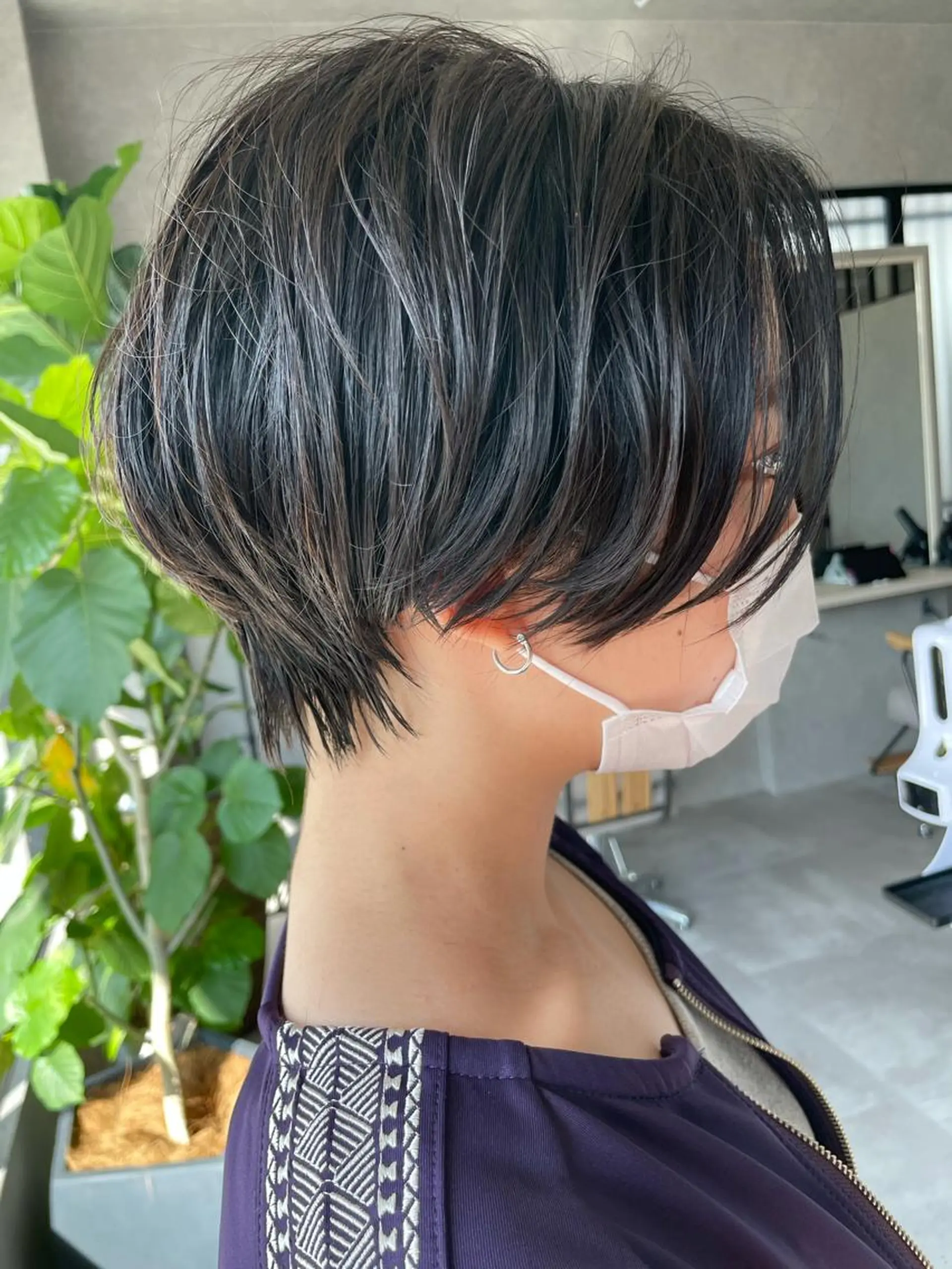 ショート カット ヘアカラー 河原 亮のヘアスタイル