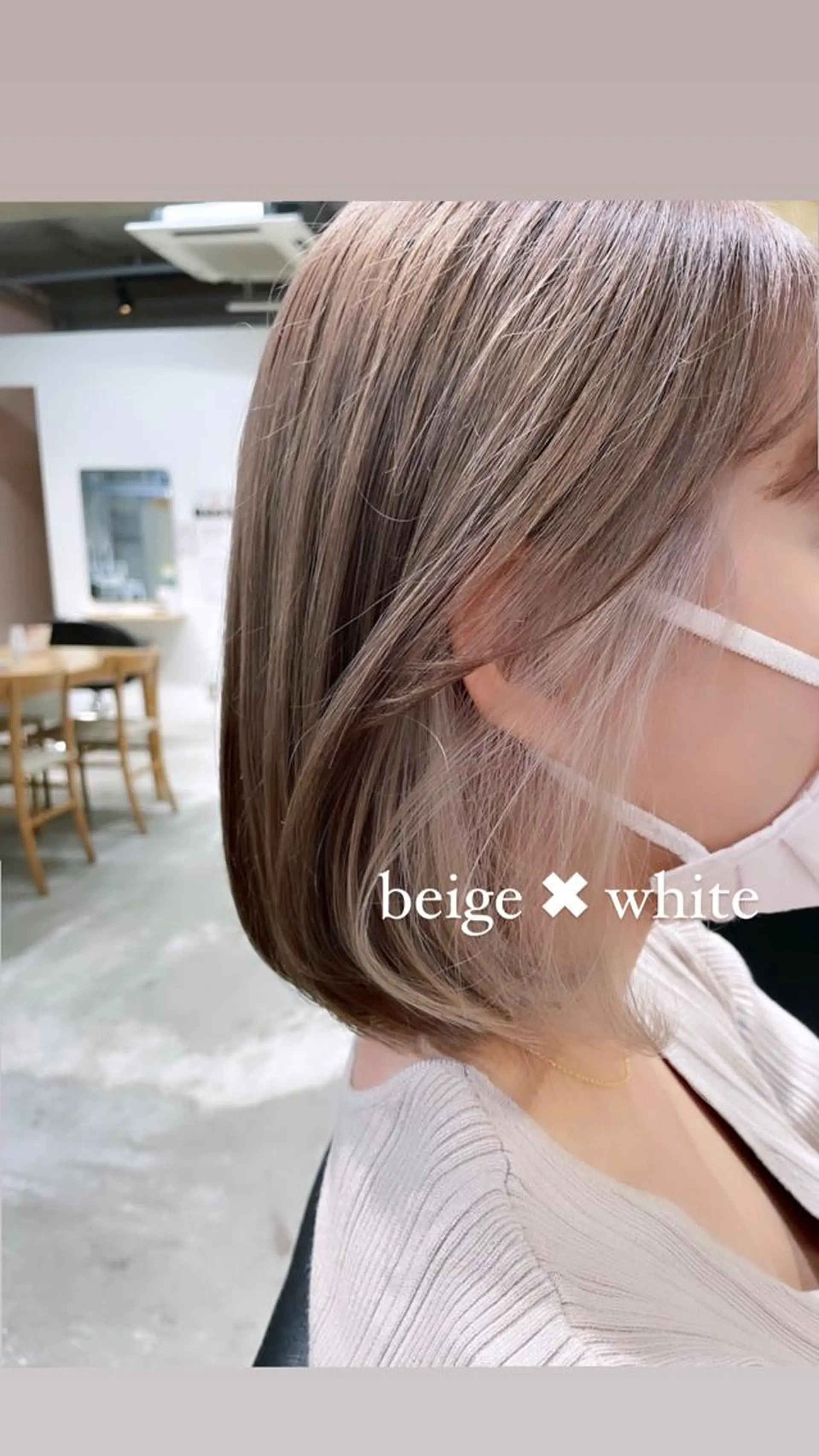 ミディアム ボブ くびれヘア 似合わせカット 小顔カット ヘアカラー トリートメント カラー得意【梅田】 瀧本友梨乃のヘアスタイル