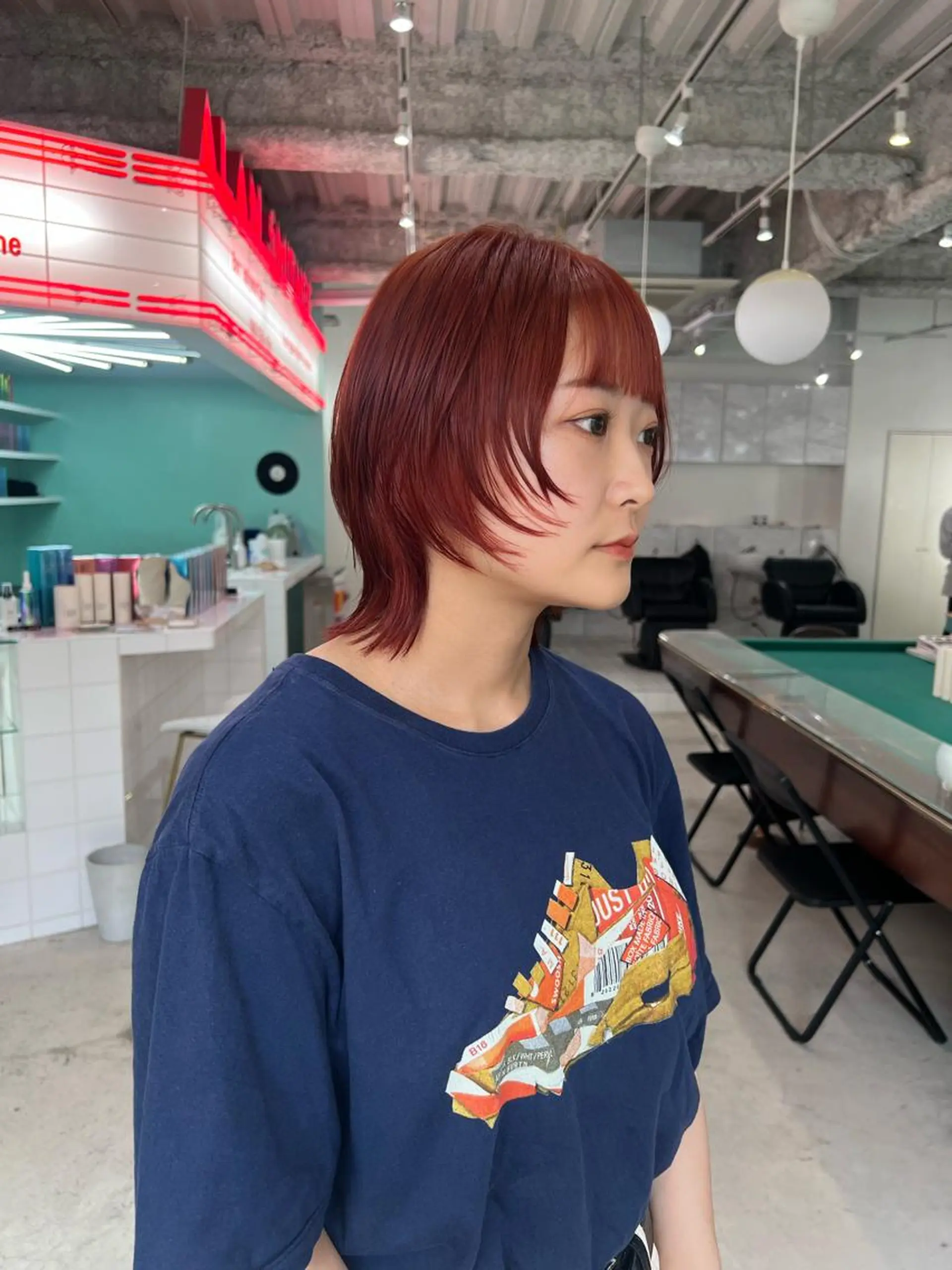 ミディアム 💥ウルフカット デザインあんな💥のヘアスタイル