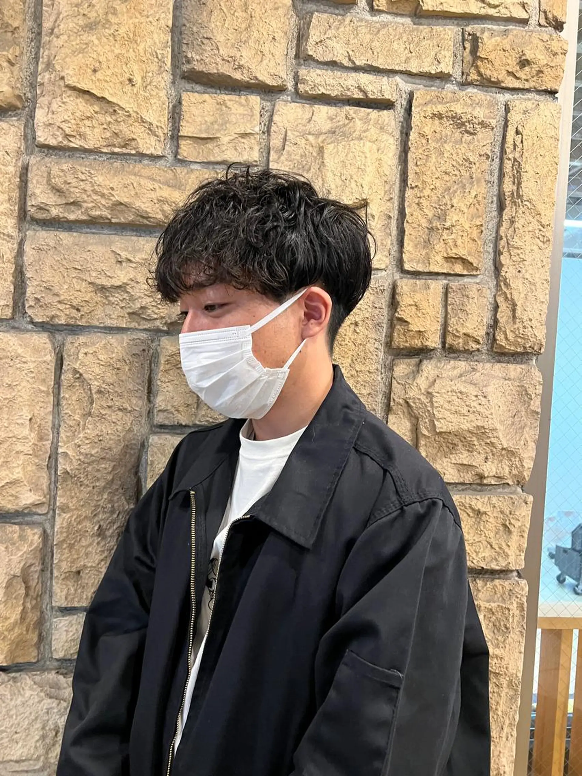 ショート パーマ メンズ miku 三ノ輪のヘアスタイル