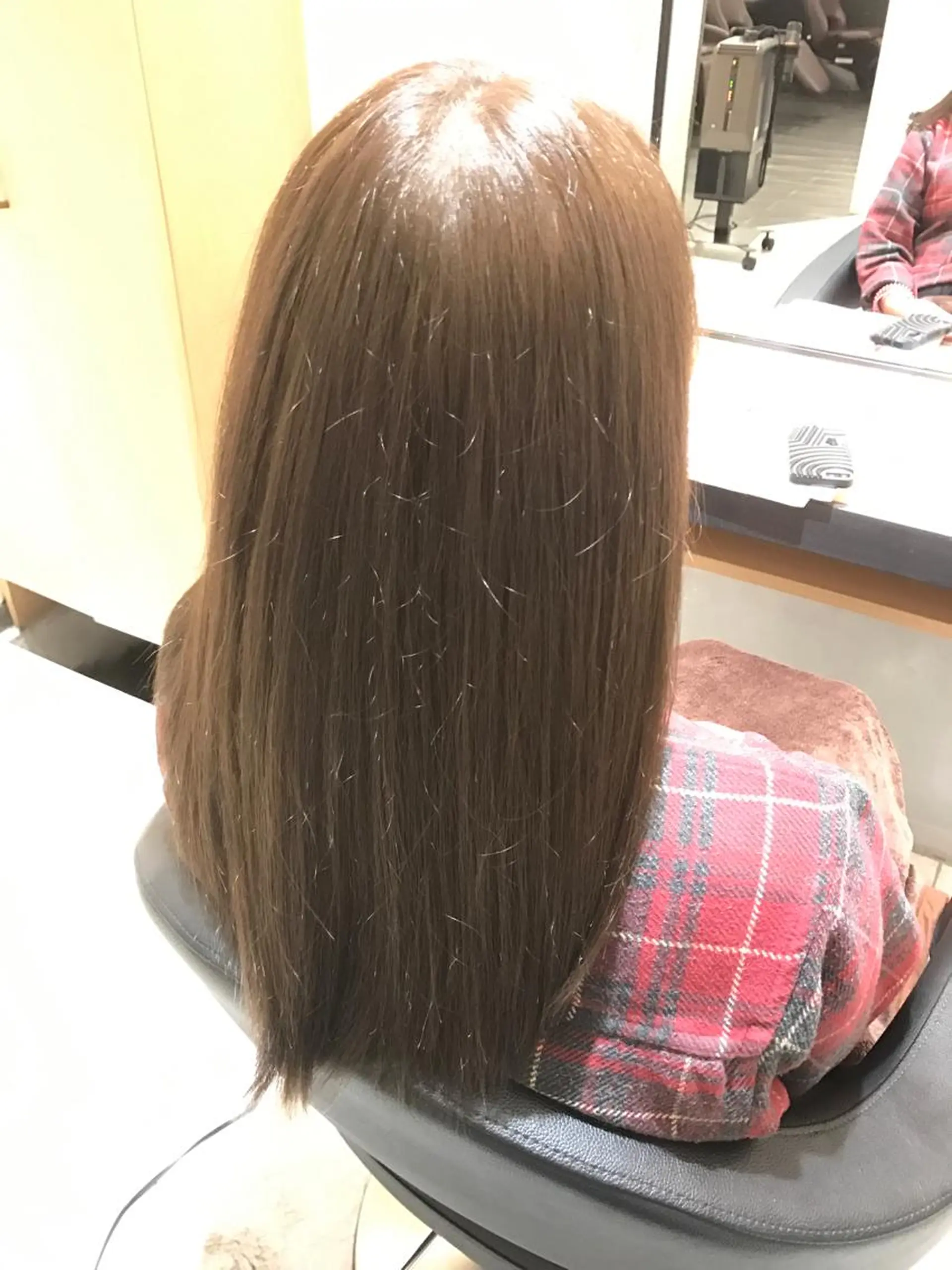 セミロング アッシュ ヘッドスパ　髪質改善 ACTのヘアスタイル