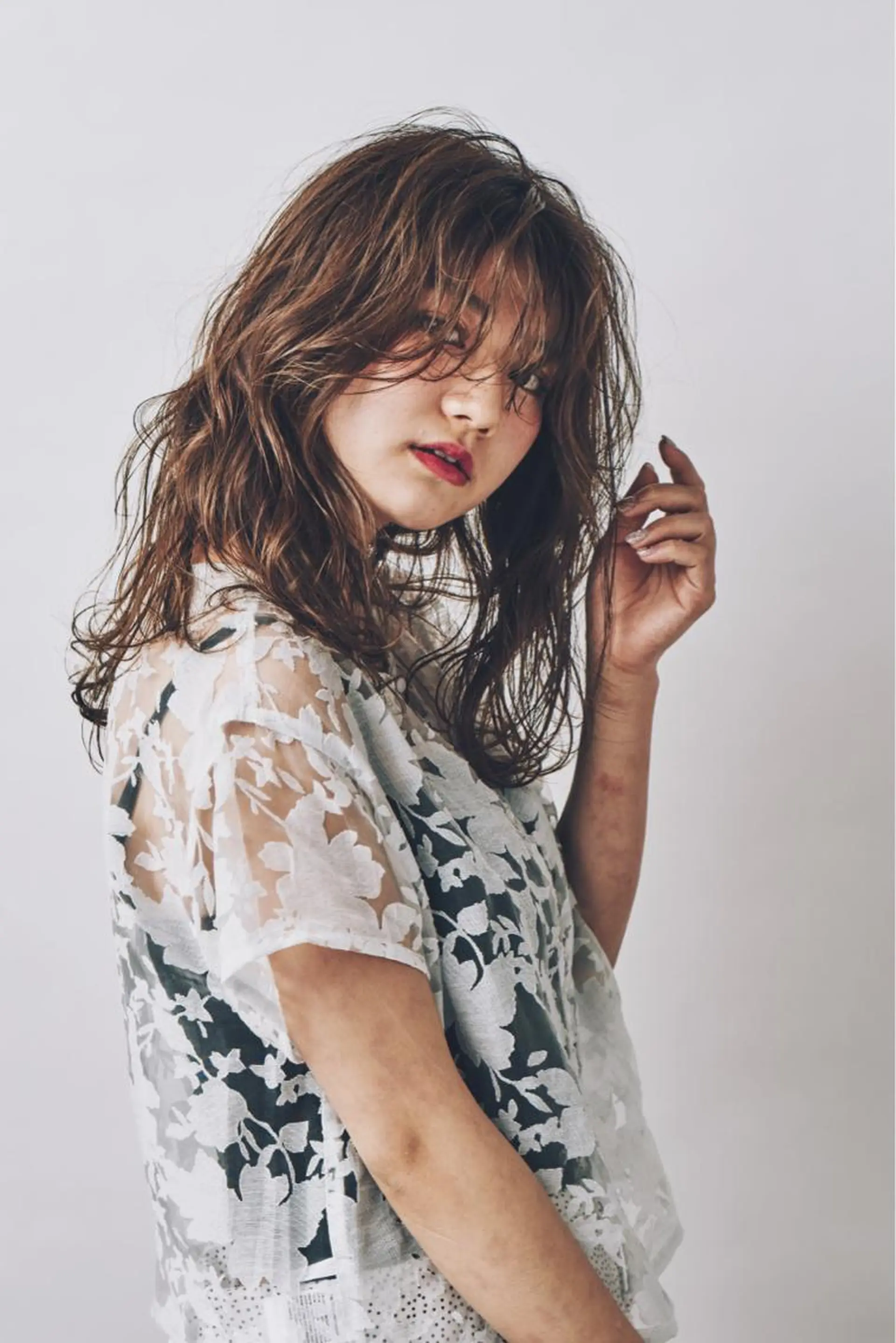 ミディアム カラー パーマ 髪質改善/ショート/ 籠本　勇太のヘアスタイル