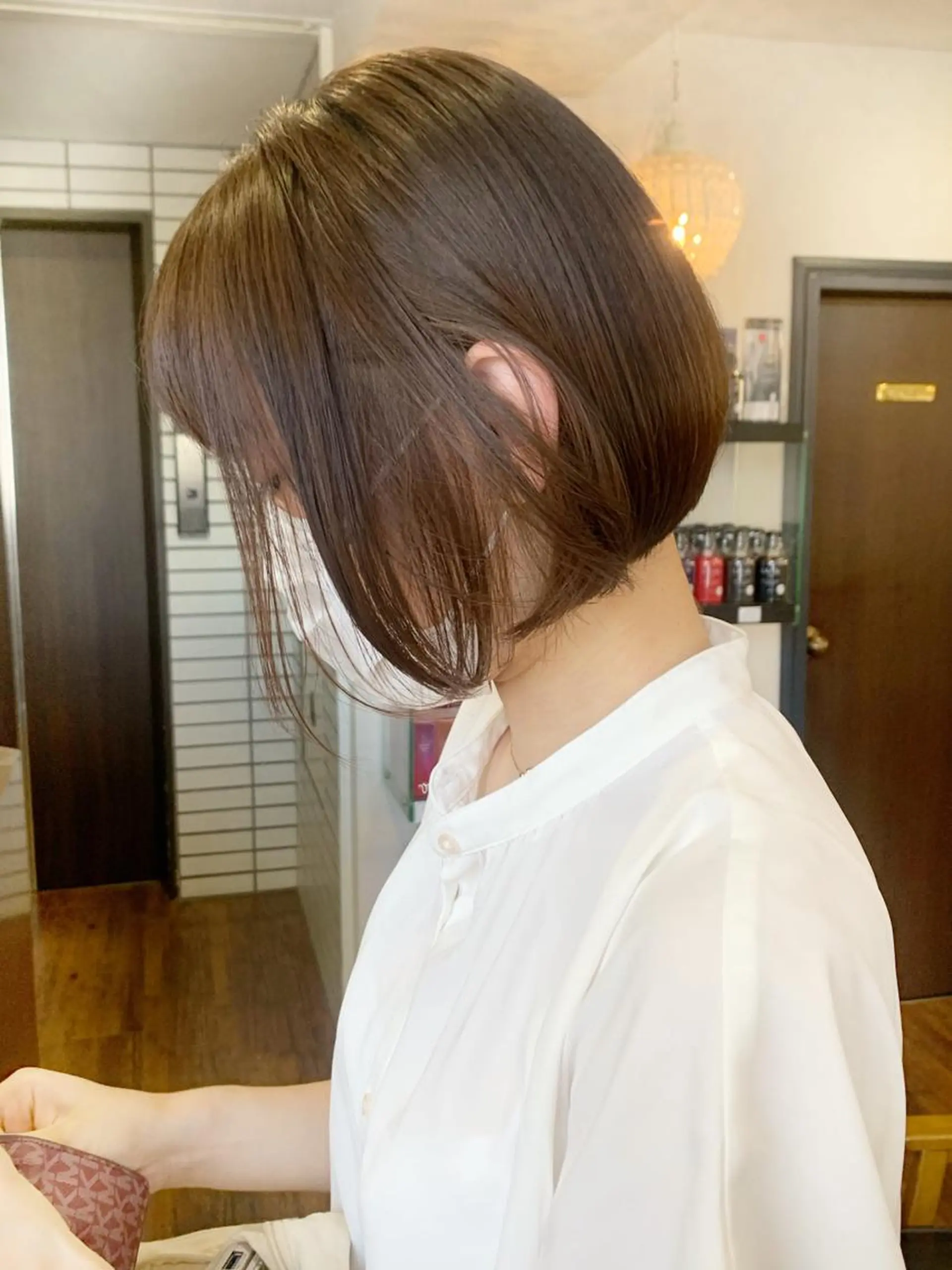 ショート 縮毛矯正/ショート/ レイヤー/畑中正敏のヘアスタイル