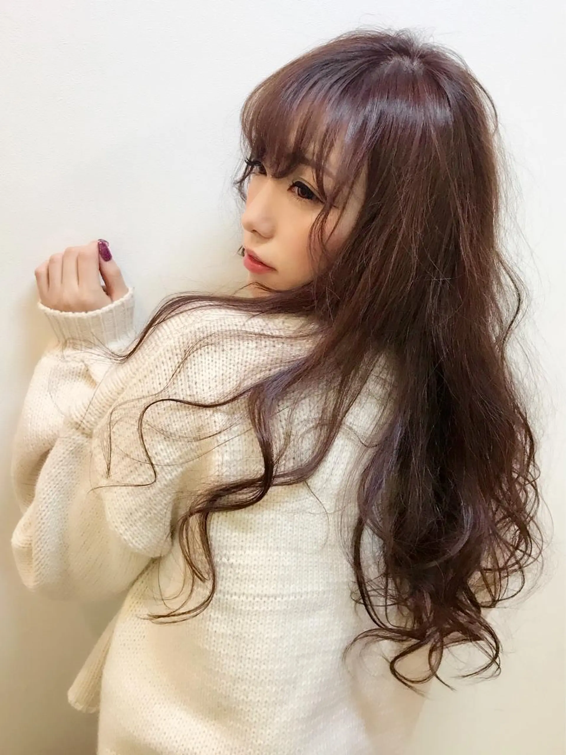 ロング カラー パーマ ヘアアレンジ 吉川 宙翔のヘアスタイル