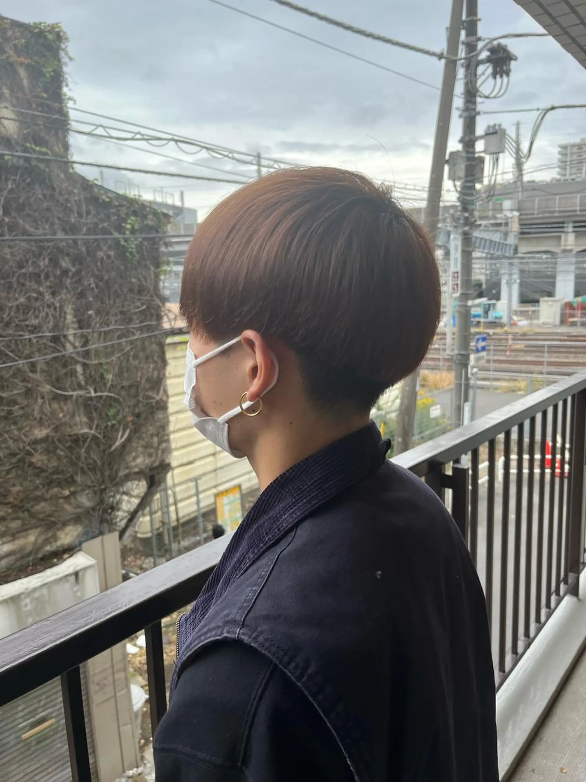 ショート メンズ マッシュ カット トリートメント 【店長】メンズ職人 短髪　ハイトーン🔥のヘアスタイル