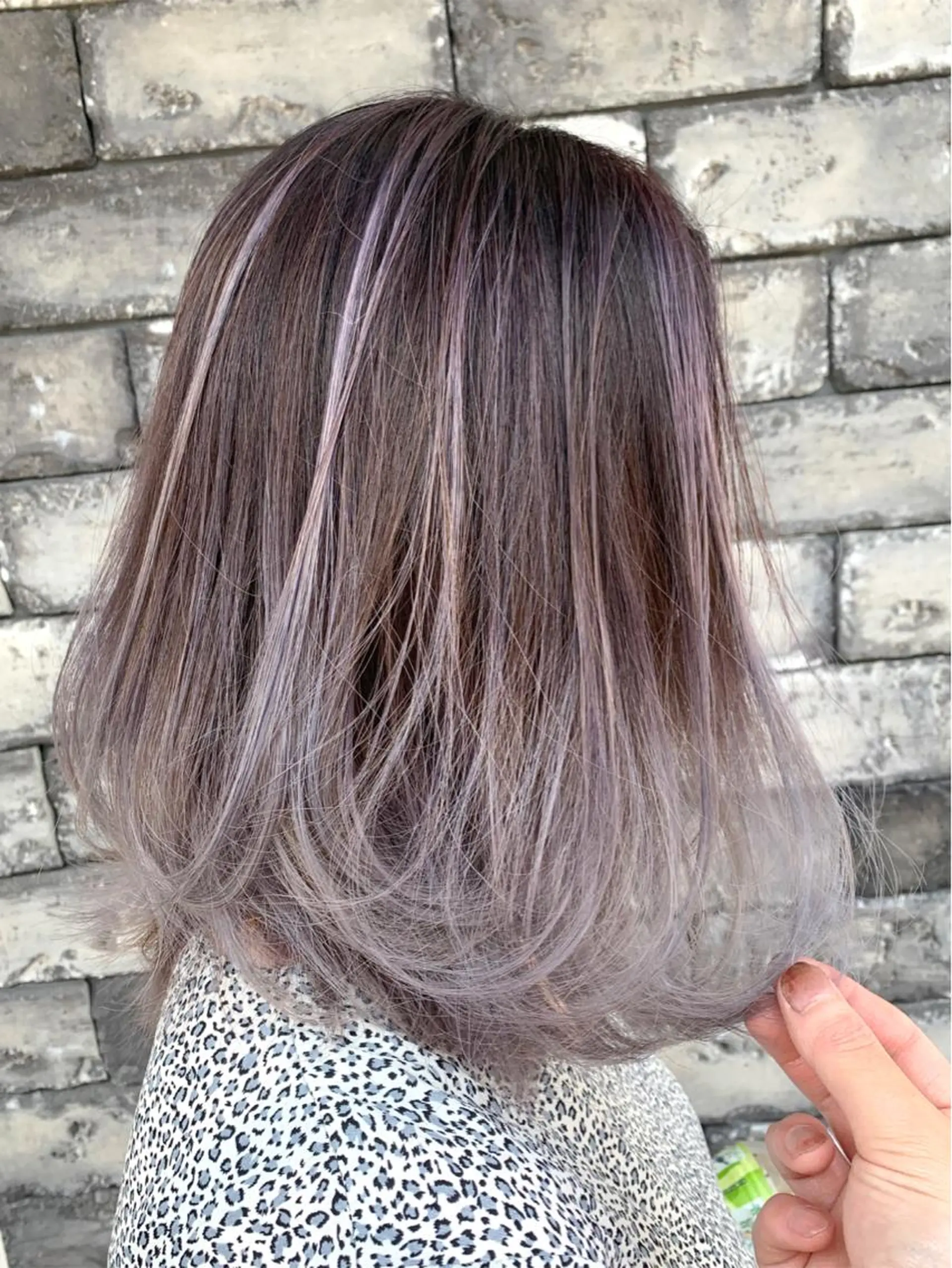 ミディアム カラー ラベンダーカラー ラベンダーグレー ❤️千葉県代表❤️ 店長❤️柿本翔一朗のヘアスタイル